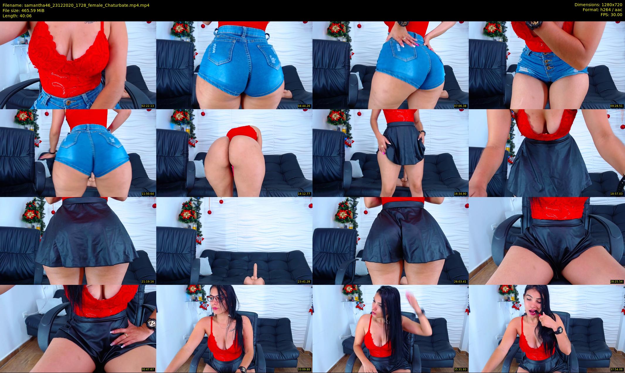 samantha46 — 41 minute Chaturbate female cam show recording, 720p, Dec 23, 2020