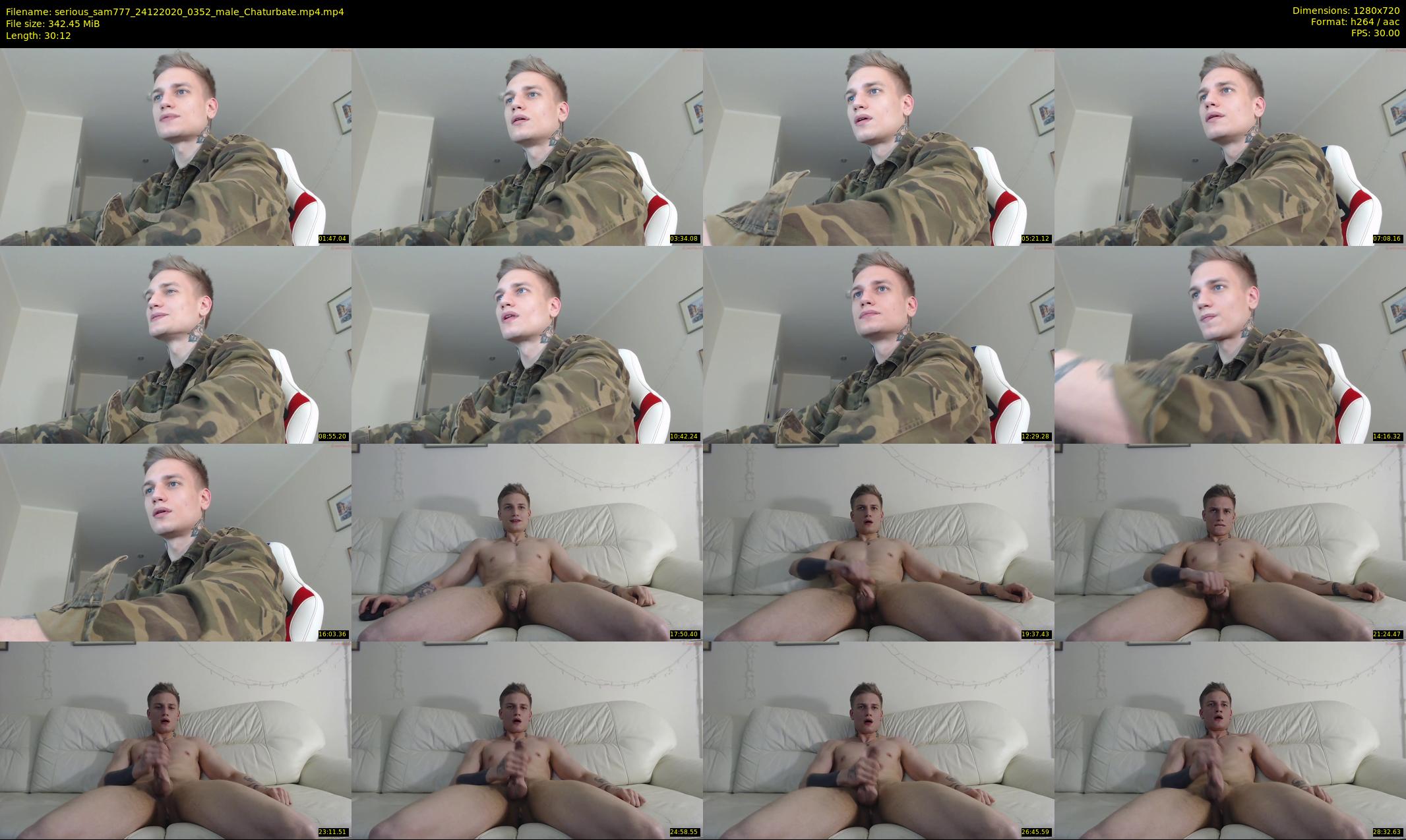 serious_sam777 — 31 minute Chaturbate male cam show recording, 720p, Dec 24, 2020