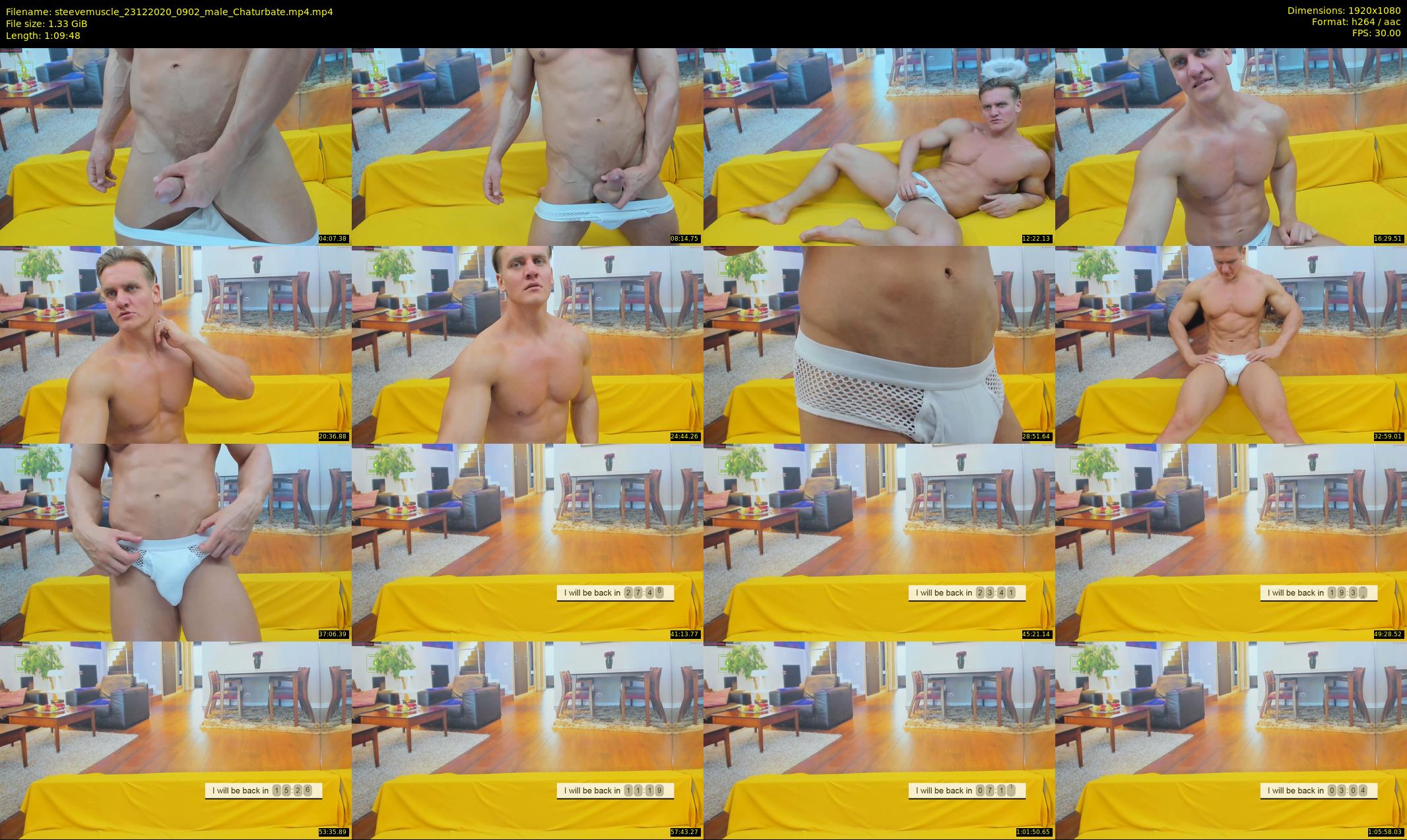 steevemuscle — 70 minute Chaturbate male cam show recording, 1080p, Dec 23, 2020