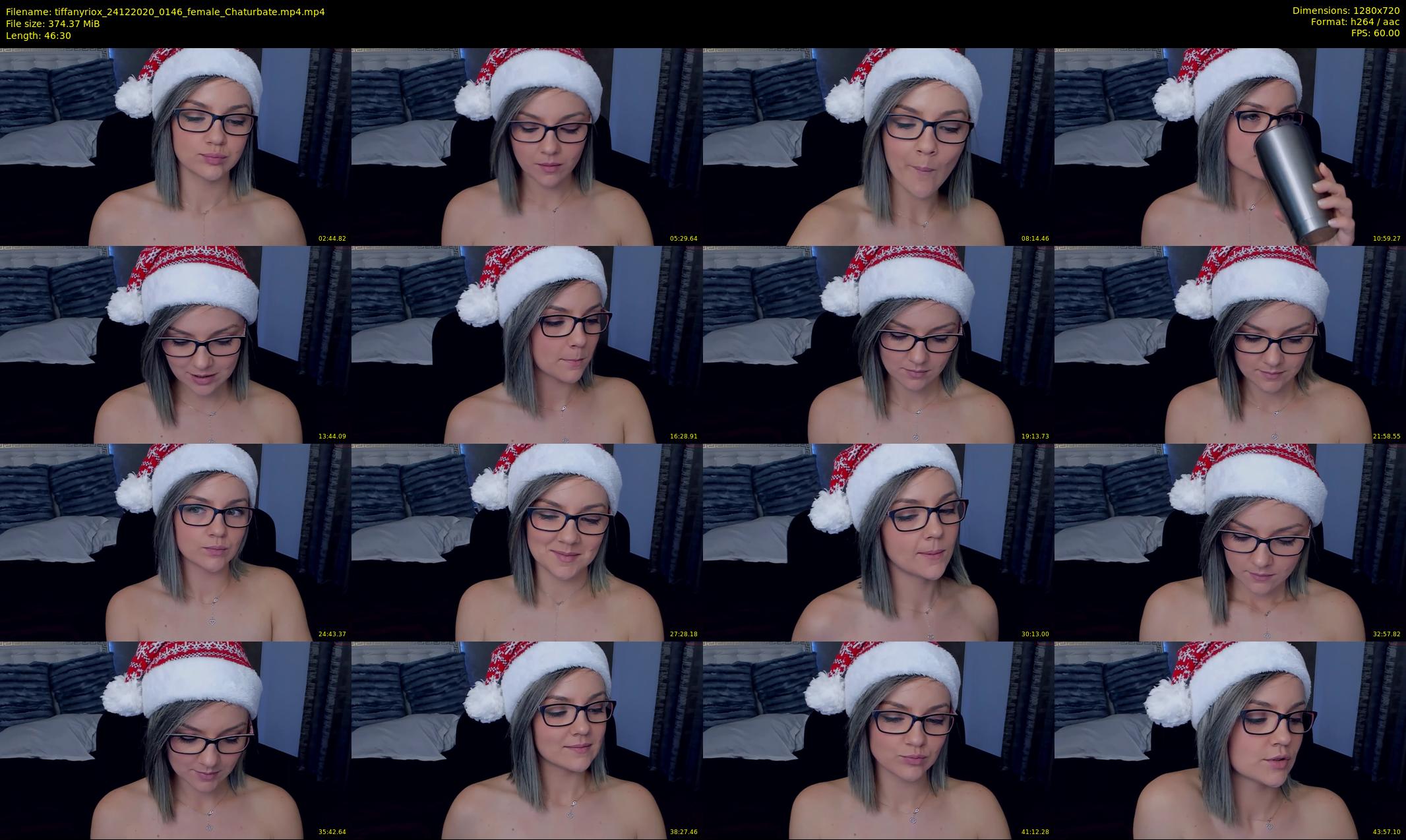 tiffanyriox — 47 minute Chaturbate female cam show recording, 720p, Dec 24, 2020