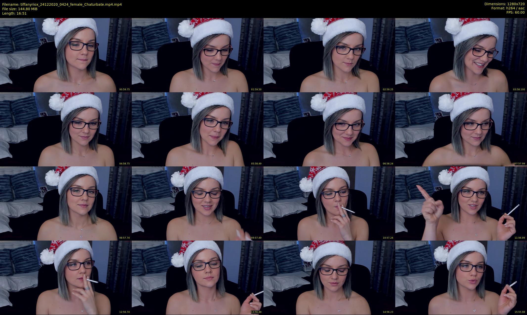tiffanyriox — 17 minute Chaturbate female cam show recording, 720p, Dec 24, 2020