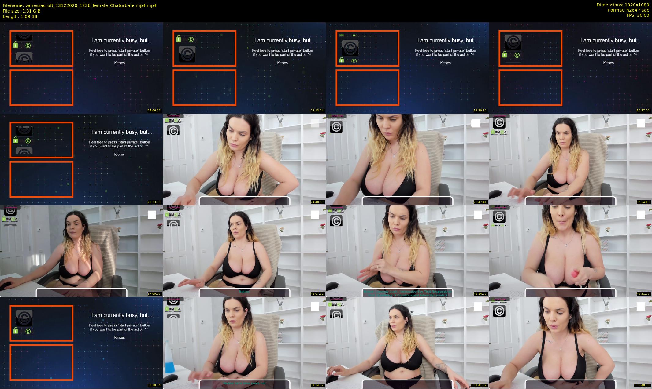 vanessacroft — 70 minute Chaturbate female cam show recording, 1080p, Dec 23, 2020