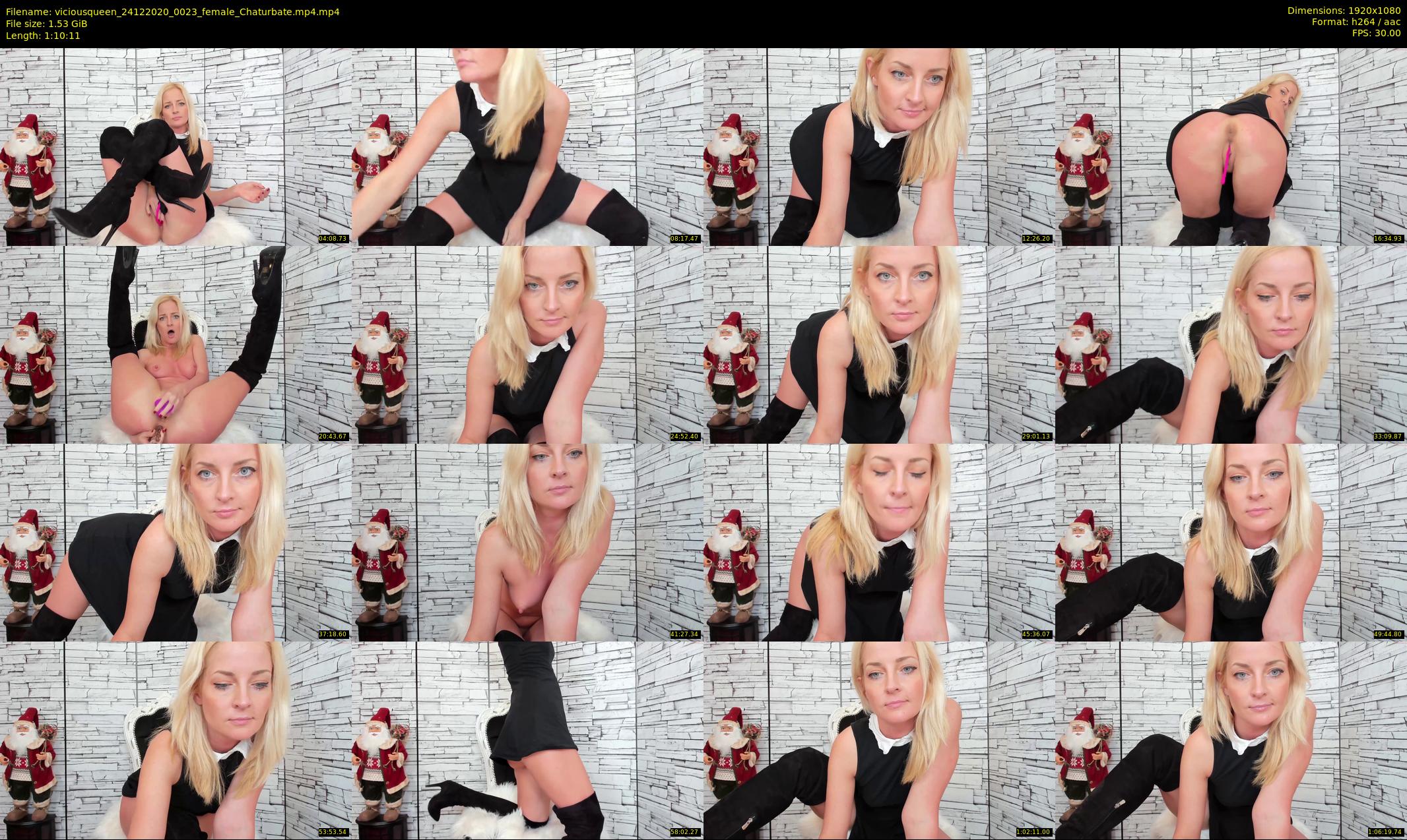viciousqueen — 71 minute Chaturbate female cam show recording, 1080p, Dec 24, 2020