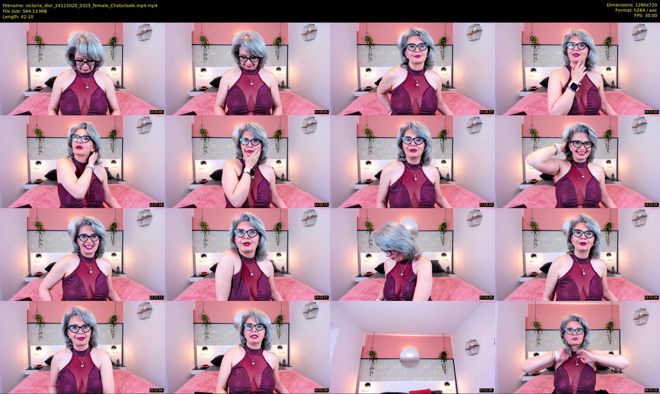 victoria_dior — 43 minute Chaturbate female cam show recording, 720p, Dec 24, 2020