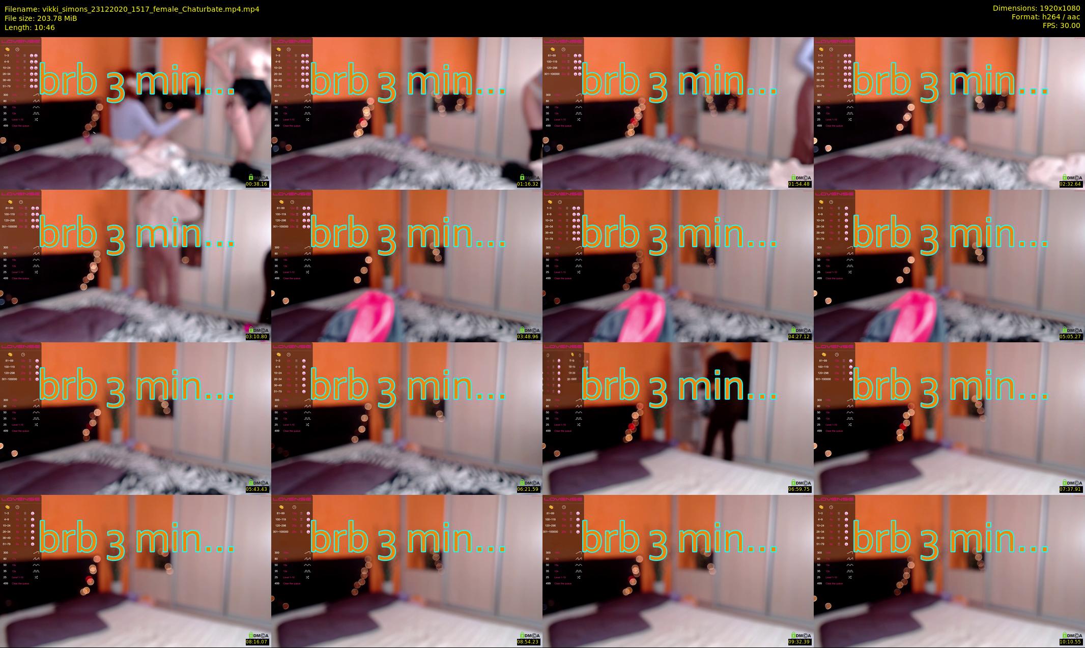 vikki_simons — 11 minute Chaturbate couple cam show recording, 1080p, Dec 23, 2020