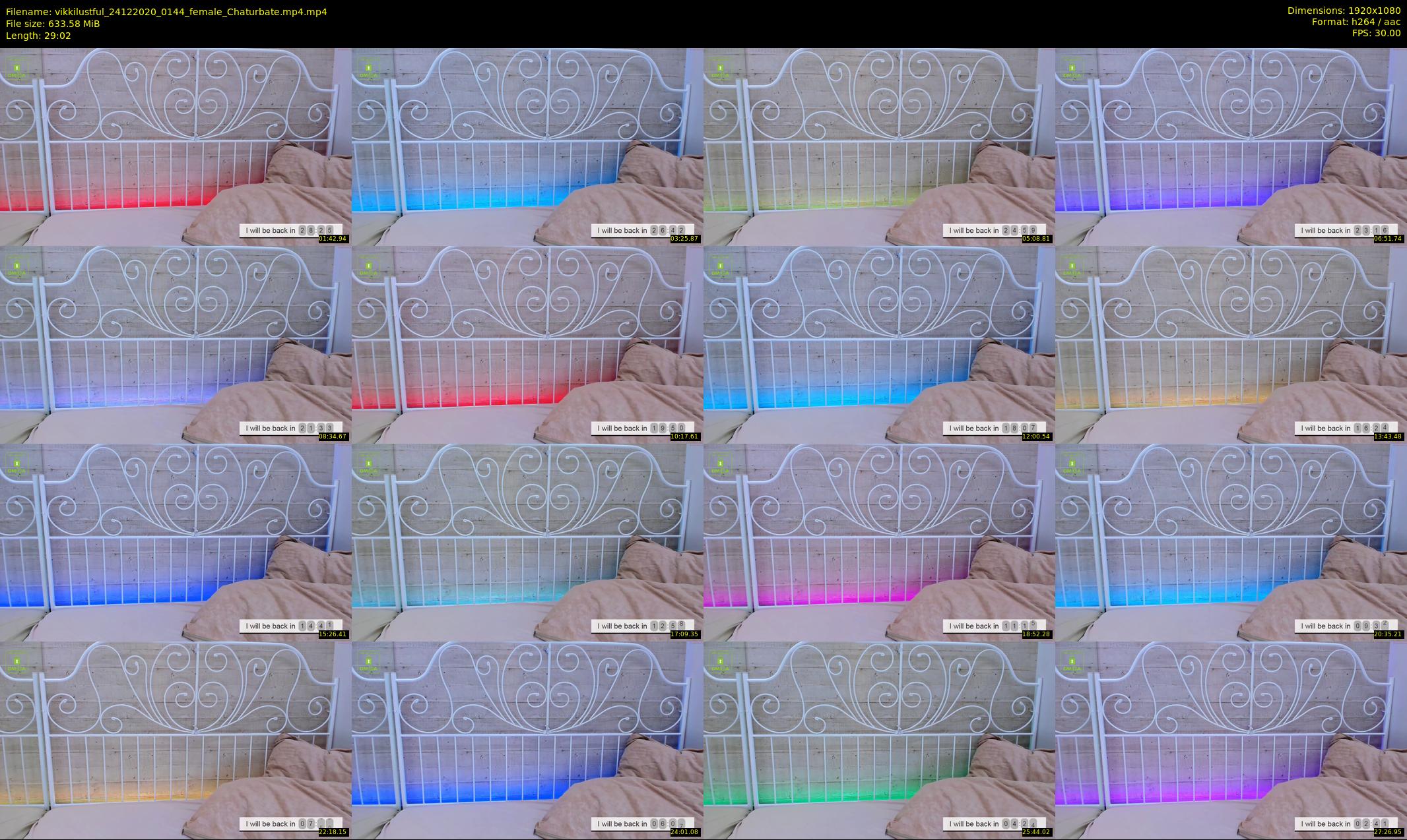 vikkilustful — 30 minute Chaturbate female cam show recording, 1080p, Dec 24, 2020