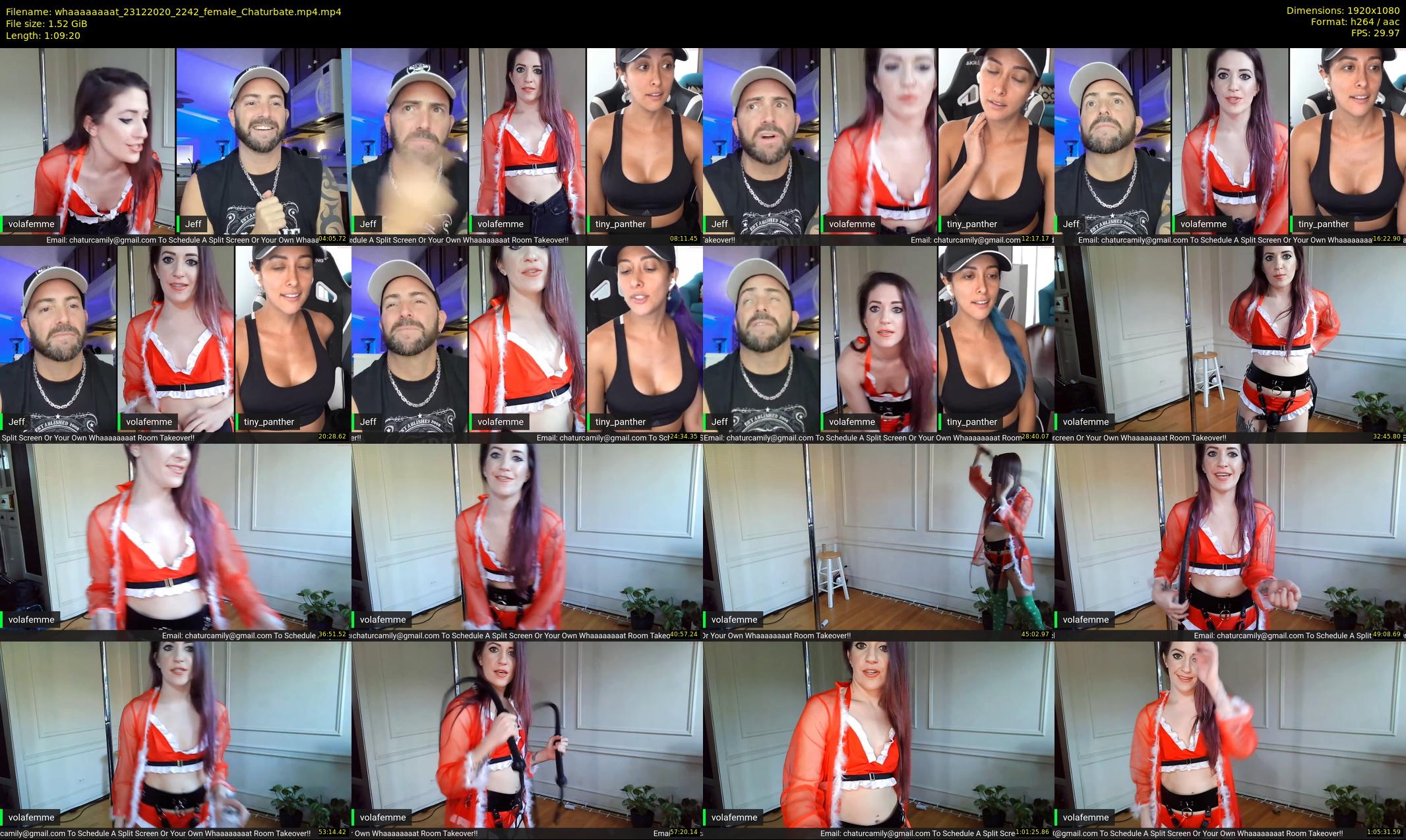 whaaaaaaaat — 70 minute Chaturbate couple cam show recording, 1080p, Dec 23, 2020