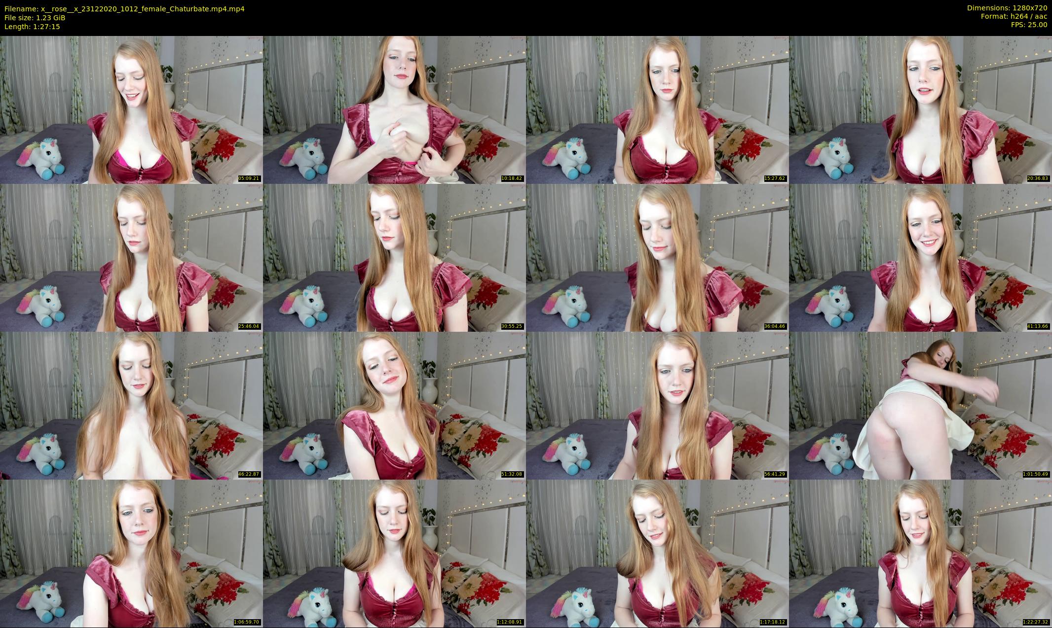 x__rose__x — 88 minute Chaturbate female cam show recording, 720p, Dec 23, 2020