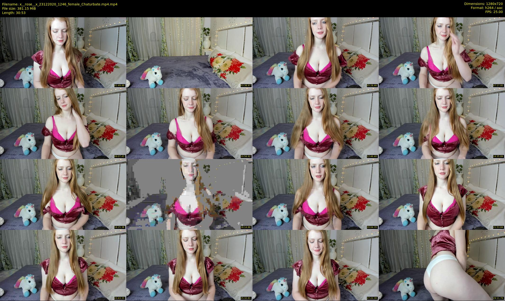 x__rose__x — 31 minute Chaturbate female cam show recording, 720p, Dec 23, 2020