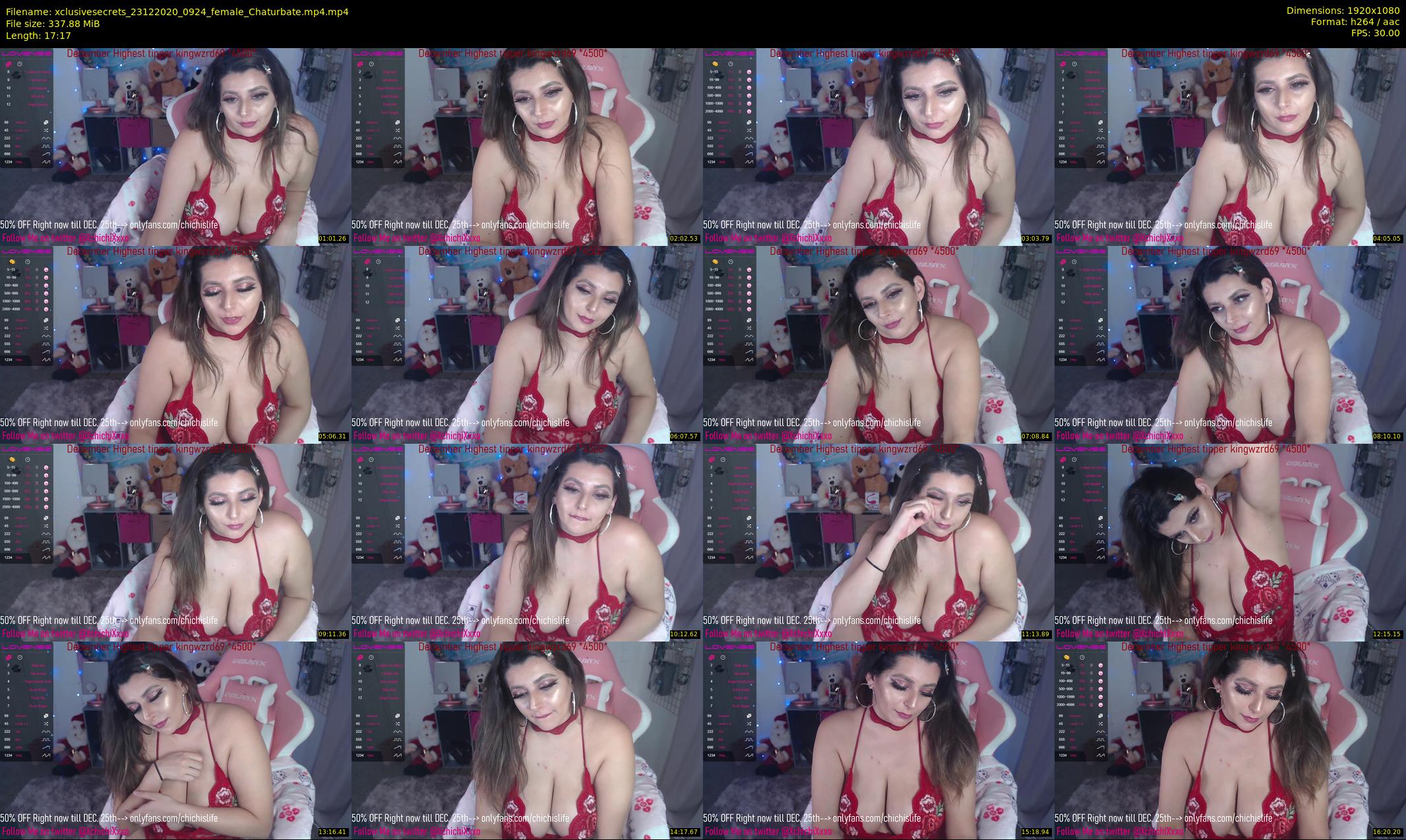 xclusivesecrets — 18 minute Chaturbate female cam show recording, 1080p, Dec 23, 2020