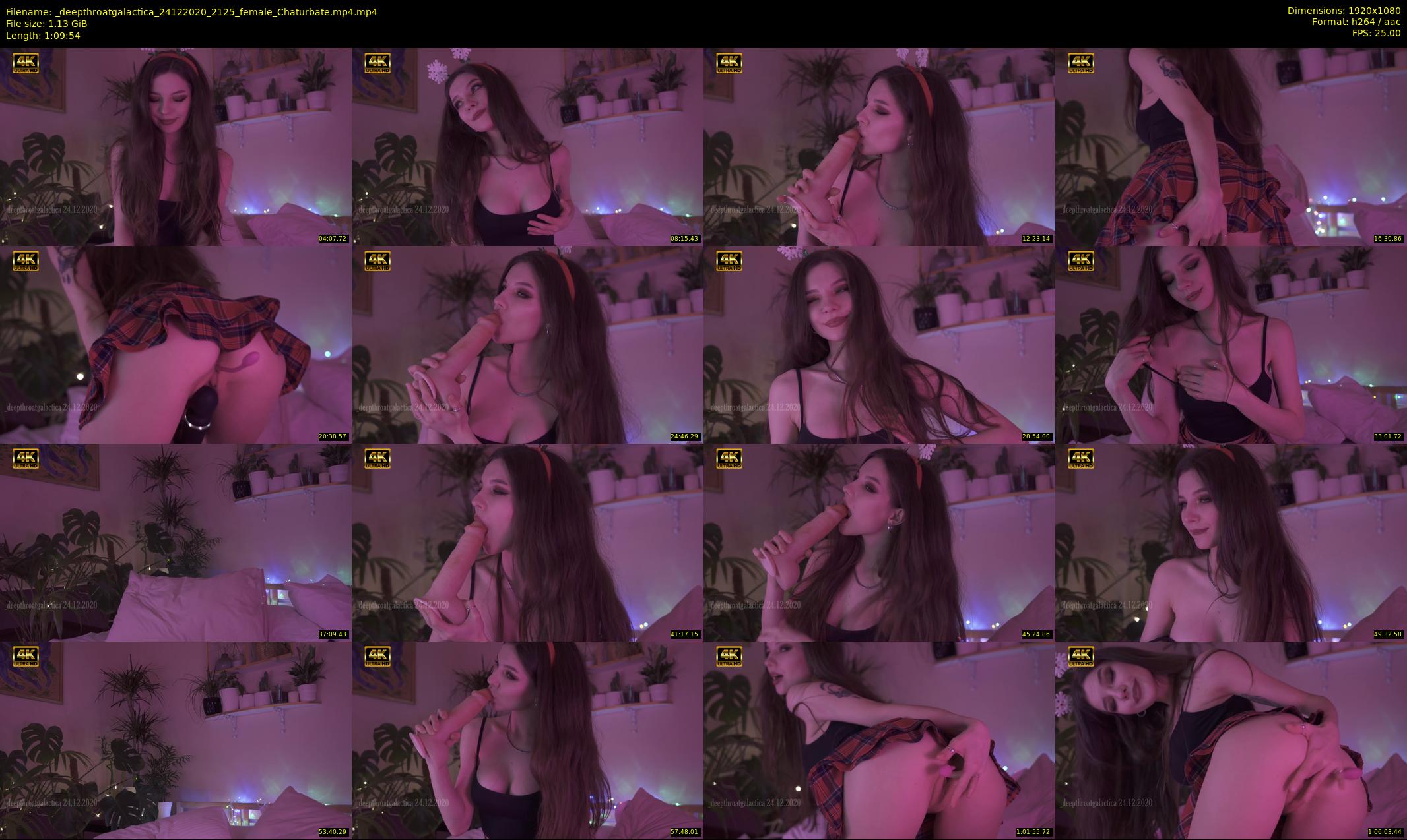 _deepthroatgalactica — 70 minute Chaturbate couple cam show recording, 1080p, Dec 24, 2020