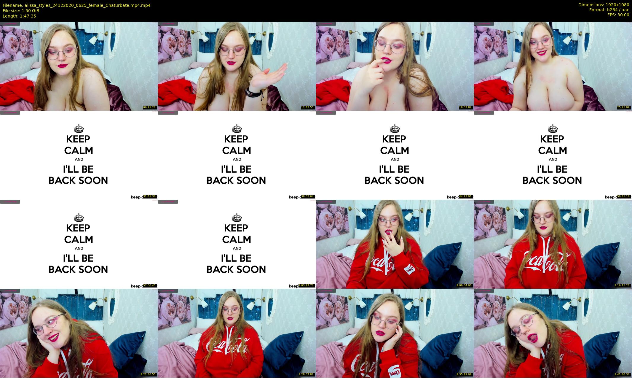 alissa_styles — 108 minute Chaturbate female cam show recording, 1080p, Dec 24, 2020