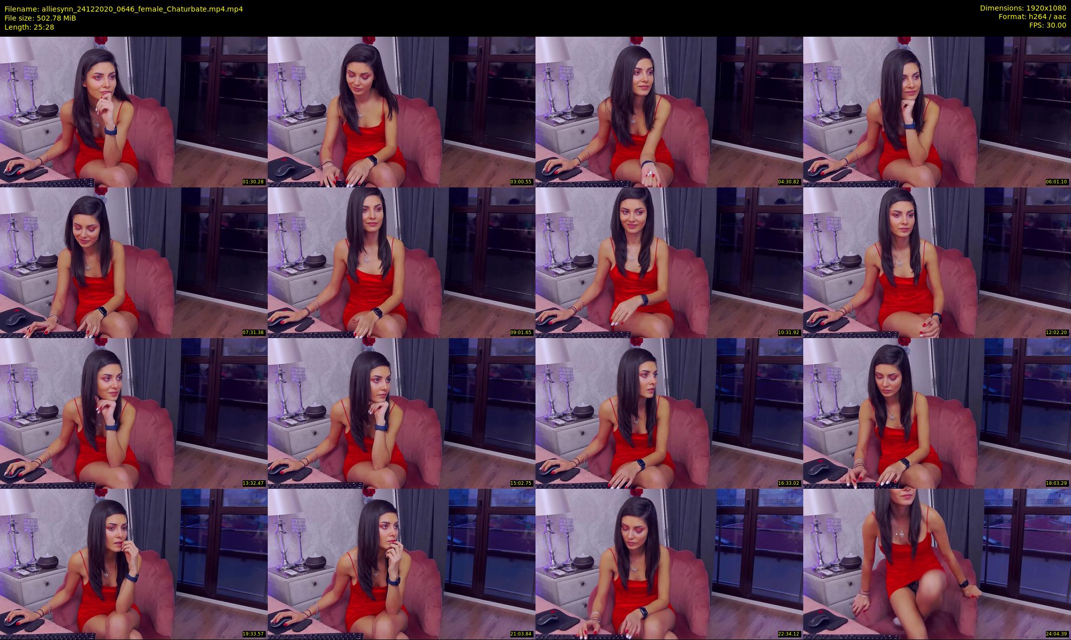 alliesynn — 26 minute Chaturbate female cam show recording, 1080p, Dec 24, 2020