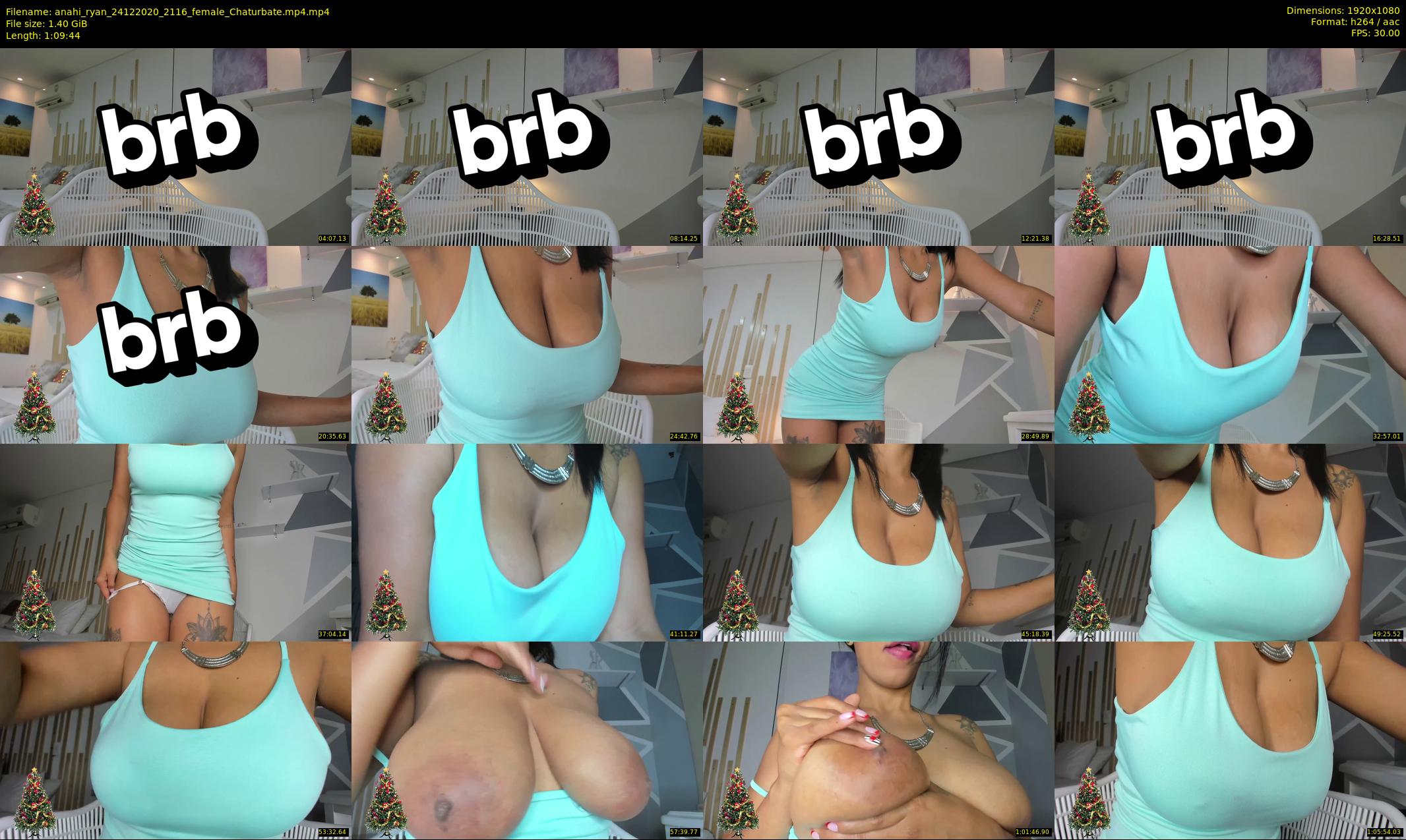 anahi_ryan — 70 minute Chaturbate female cam show recording, 1080p, Dec 24, 2020