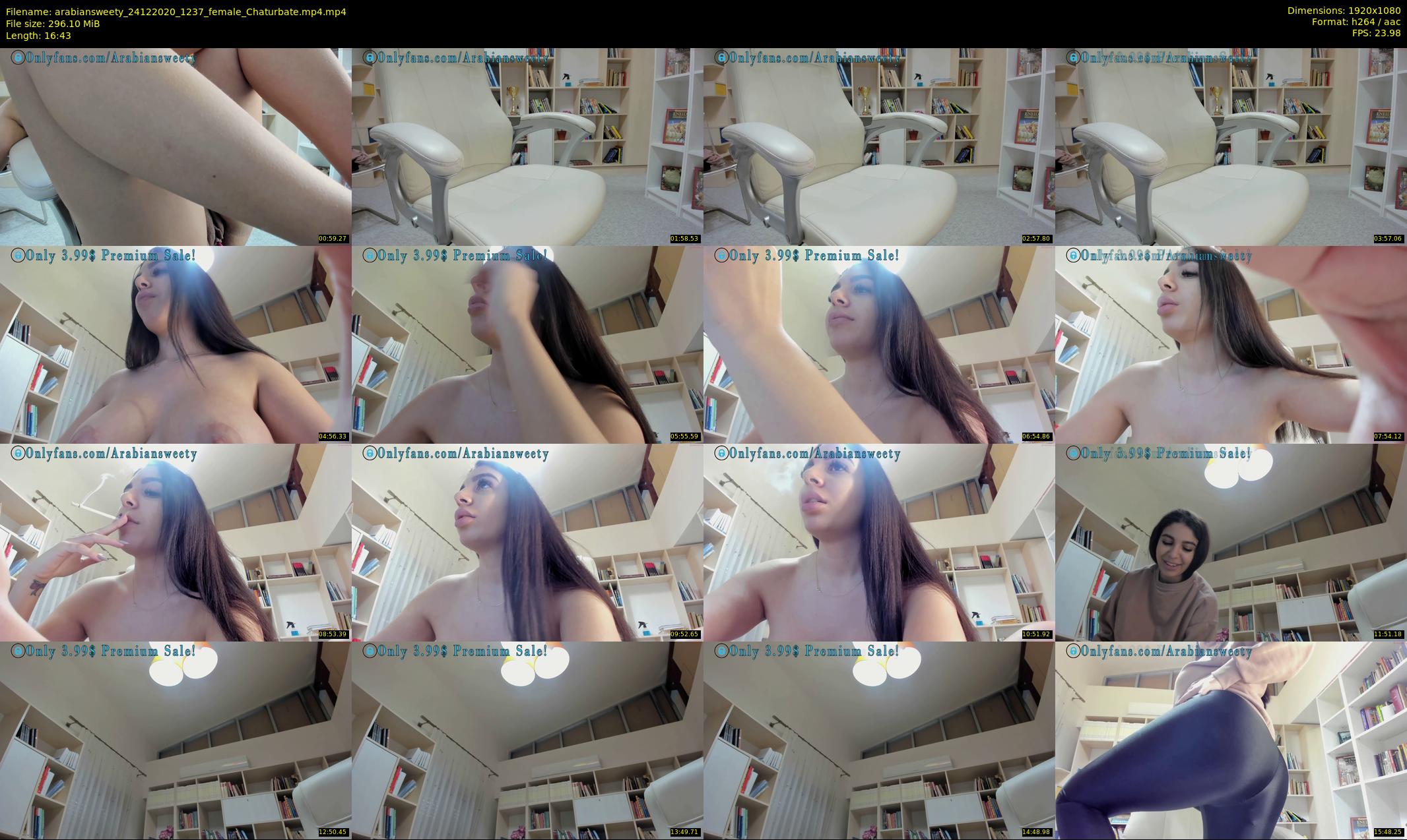 arabiansweety — 17 minute Chaturbate female cam show recording, 1080p, Dec 24, 2020