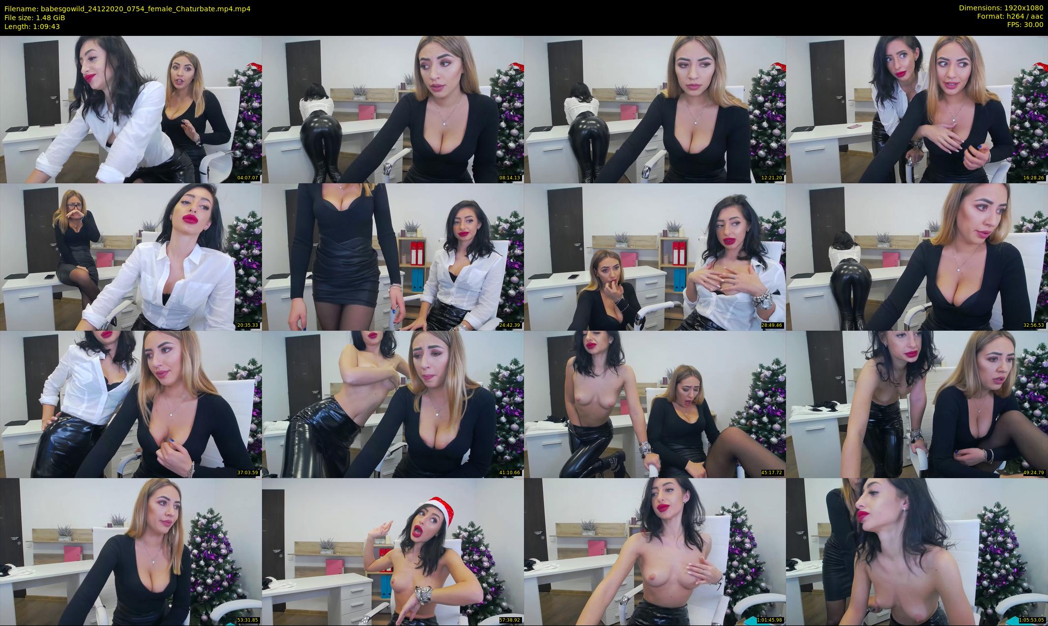 babesgowild — 70 minute Chaturbate couple cam show recording, 1080p, Dec 24, 2020