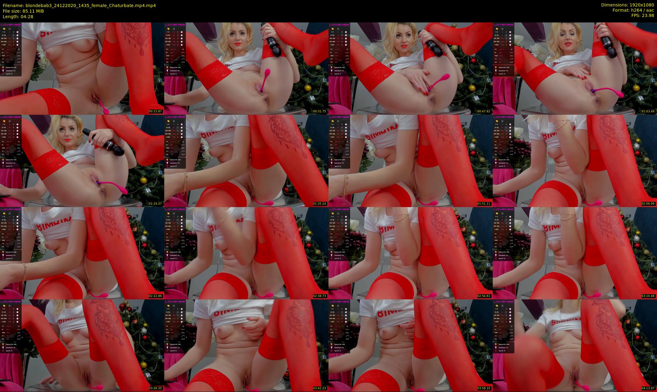 blondebab3 — 5 minute Chaturbate female cam show recording, 1080p, Dec 24, 2020