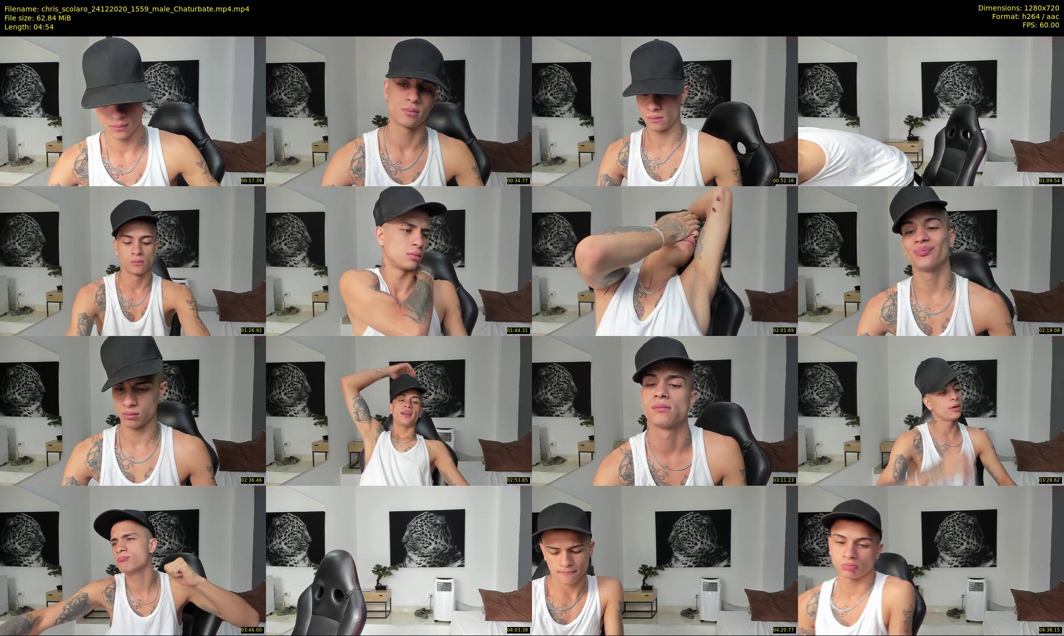 chris_scolaro — 5 minute Chaturbate male cam show recording, 720p, Dec 24, 2020