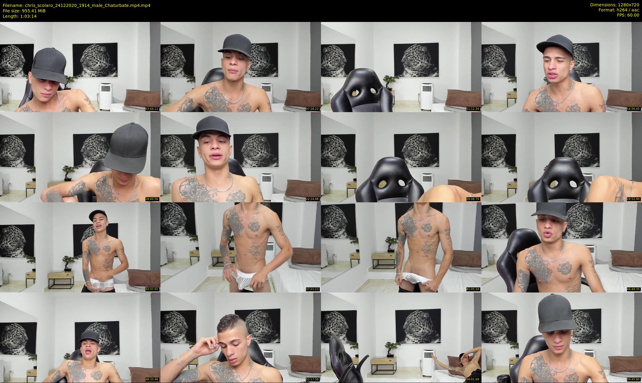 chris_scolaro — 64 minute Chaturbate male cam show recording, 720p, Dec 24, 2020