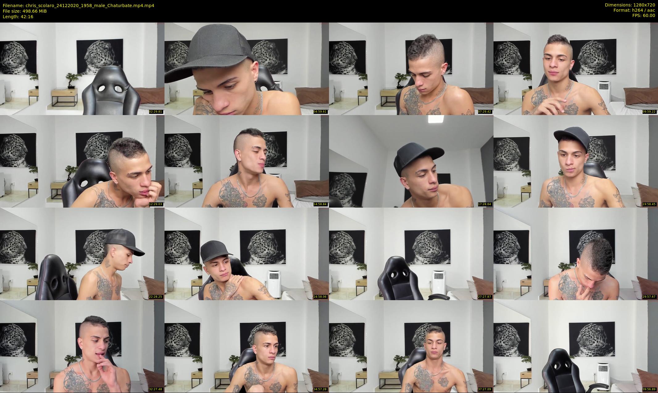 chris_scolaro — 43 minute Chaturbate male cam show recording, 720p, Dec 24, 2020