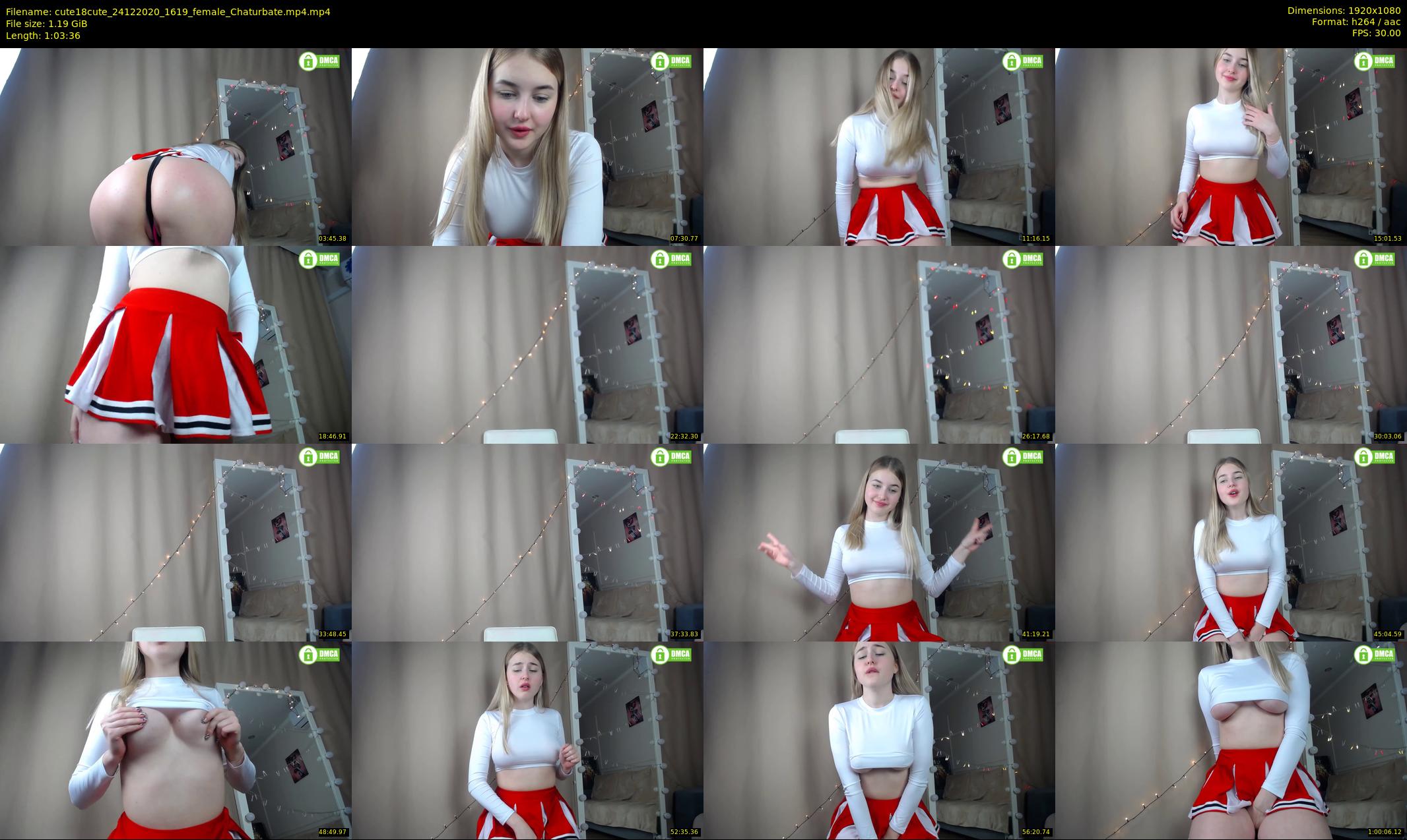 cute18cute — 64 minute Chaturbate female cam show recording, 1080p, Dec 24, 2020