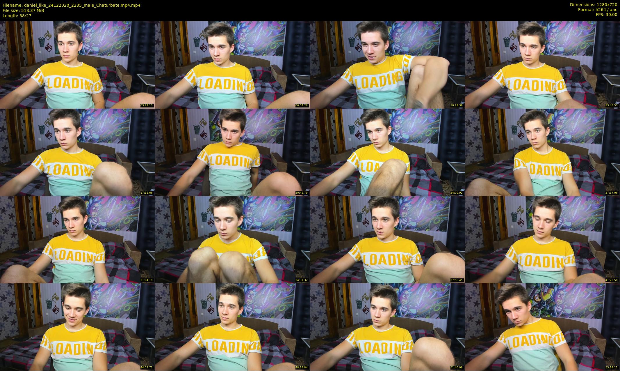 daniel_like — 59 minute Chaturbate male cam show recording, 720p, Dec 24, 2020