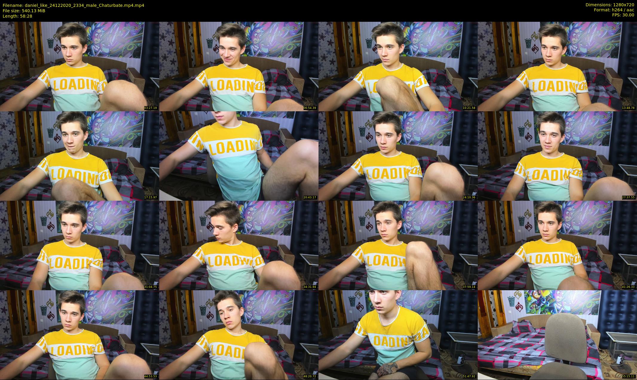 daniel_like — 59 minute Chaturbate male cam show recording, 720p, Dec 24, 2020