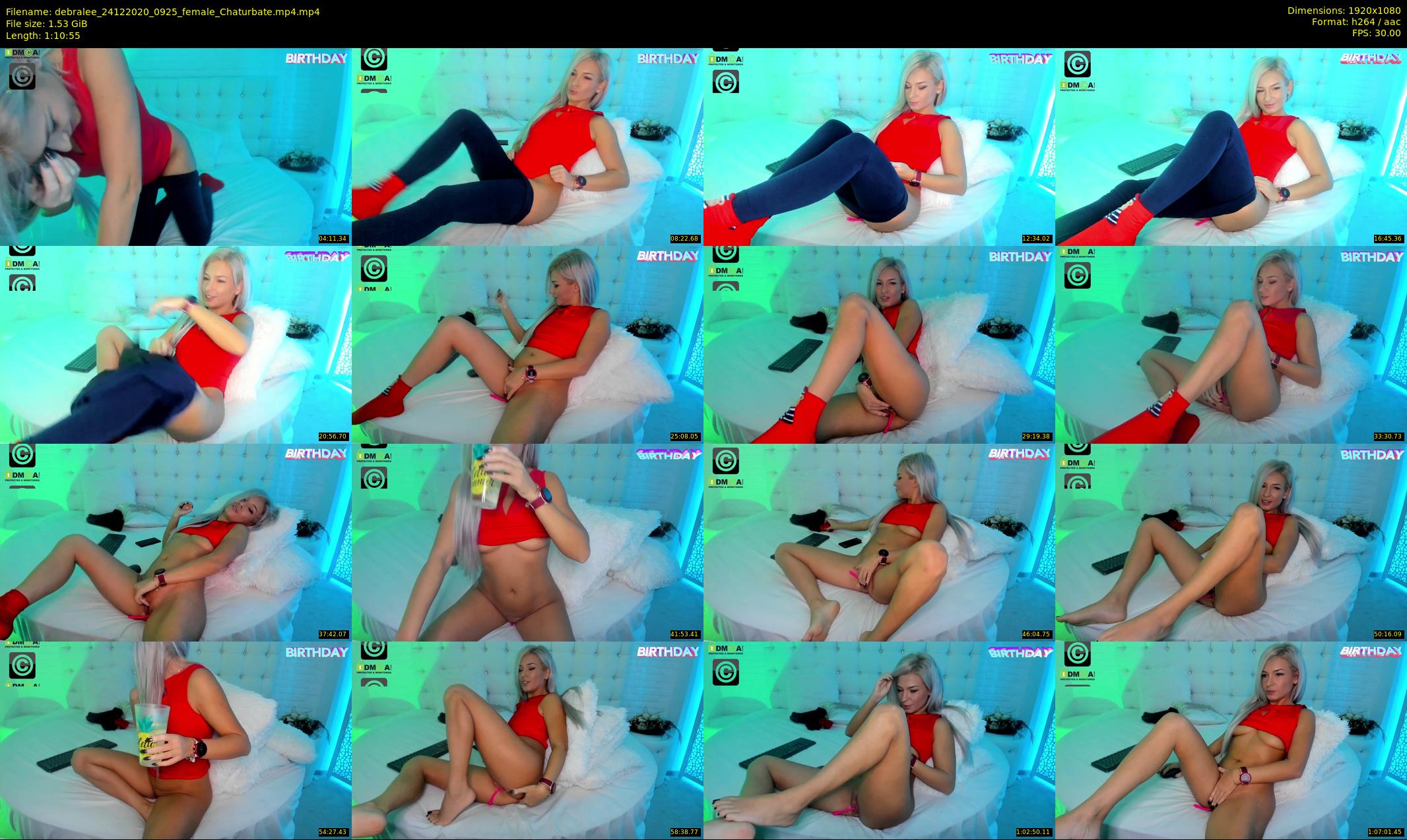 debralee — 71 minute Chaturbate female cam show recording, 1080p, Dec 24, 2020