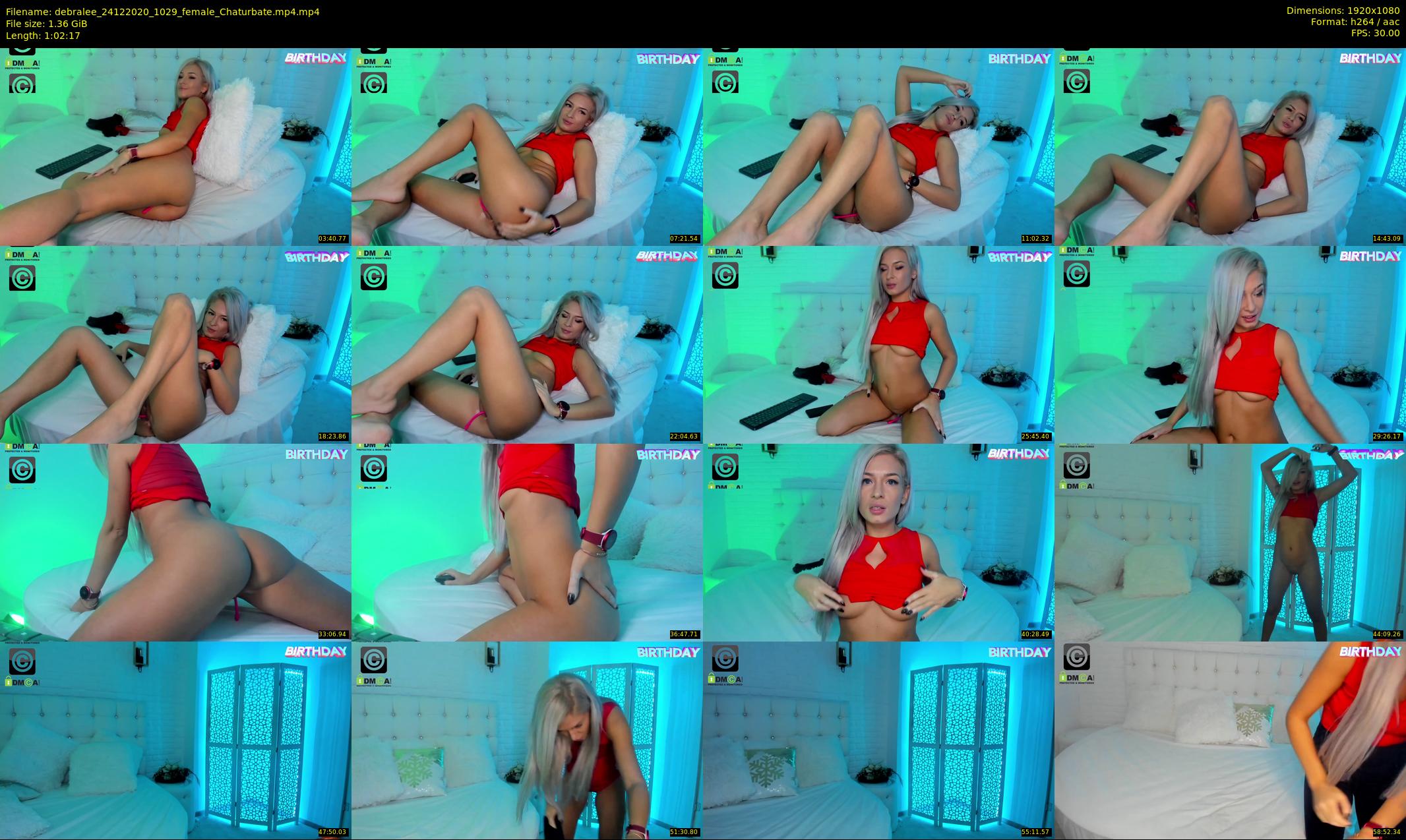debralee — 63 minute Chaturbate female cam show recording, 1080p, Dec 24, 2020