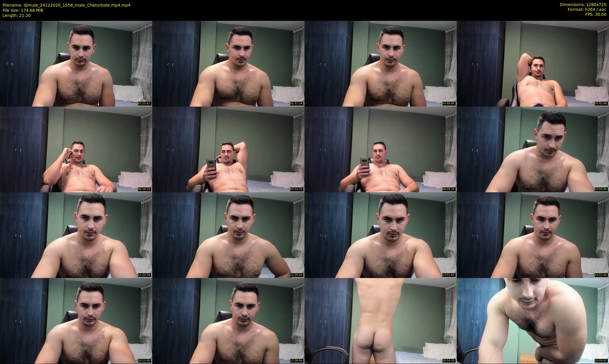 djmute — 22 minute Chaturbate male cam show recording, 720p, Dec 24, 2020