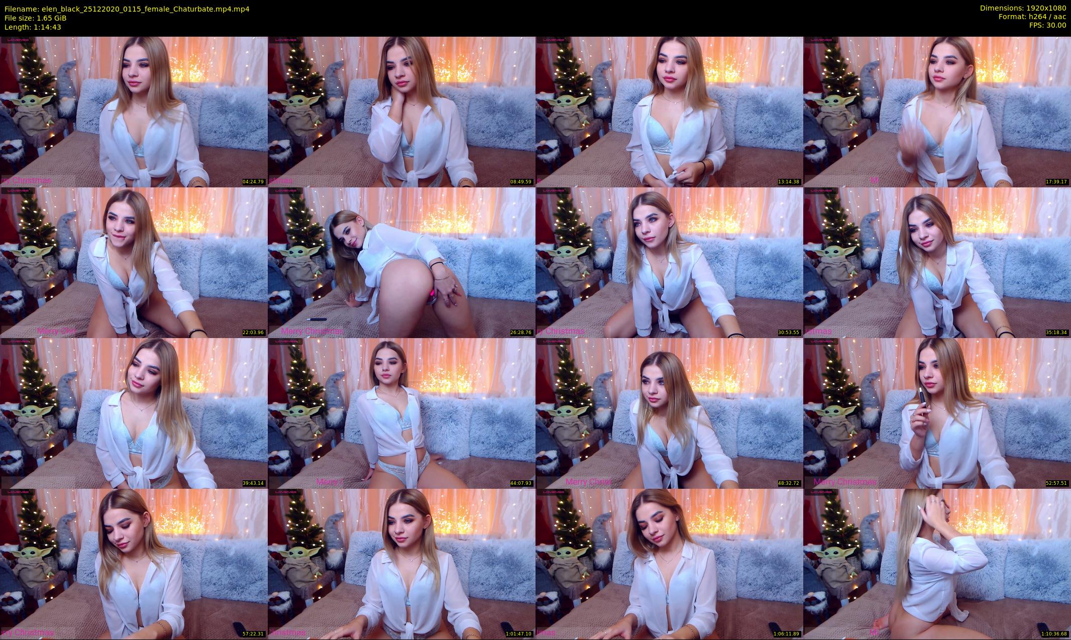 elen_black — 75 minute Chaturbate female cam show recording, 1080p, Dec 25, 2020