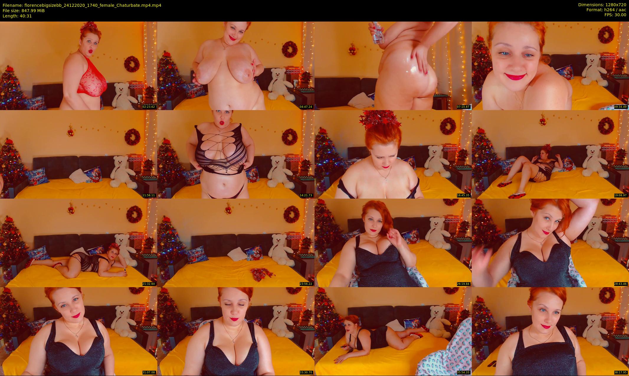 florencebigsizebb — 41 minute Chaturbate female cam show recording, 720p, Dec 24, 2020