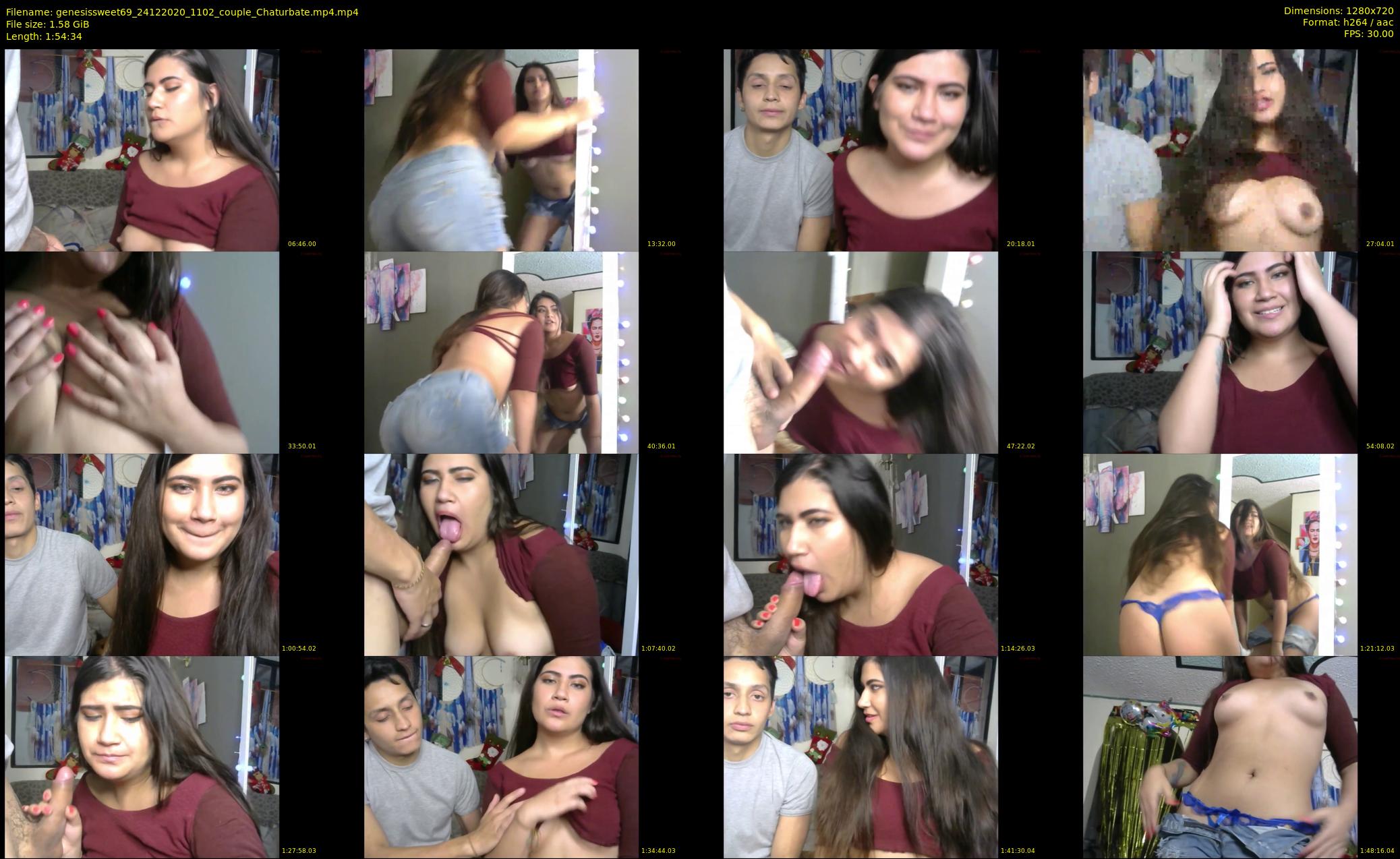 genesissweet69 — 115 minute Chaturbate couple cam show recording, 720p, Dec 24, 2020