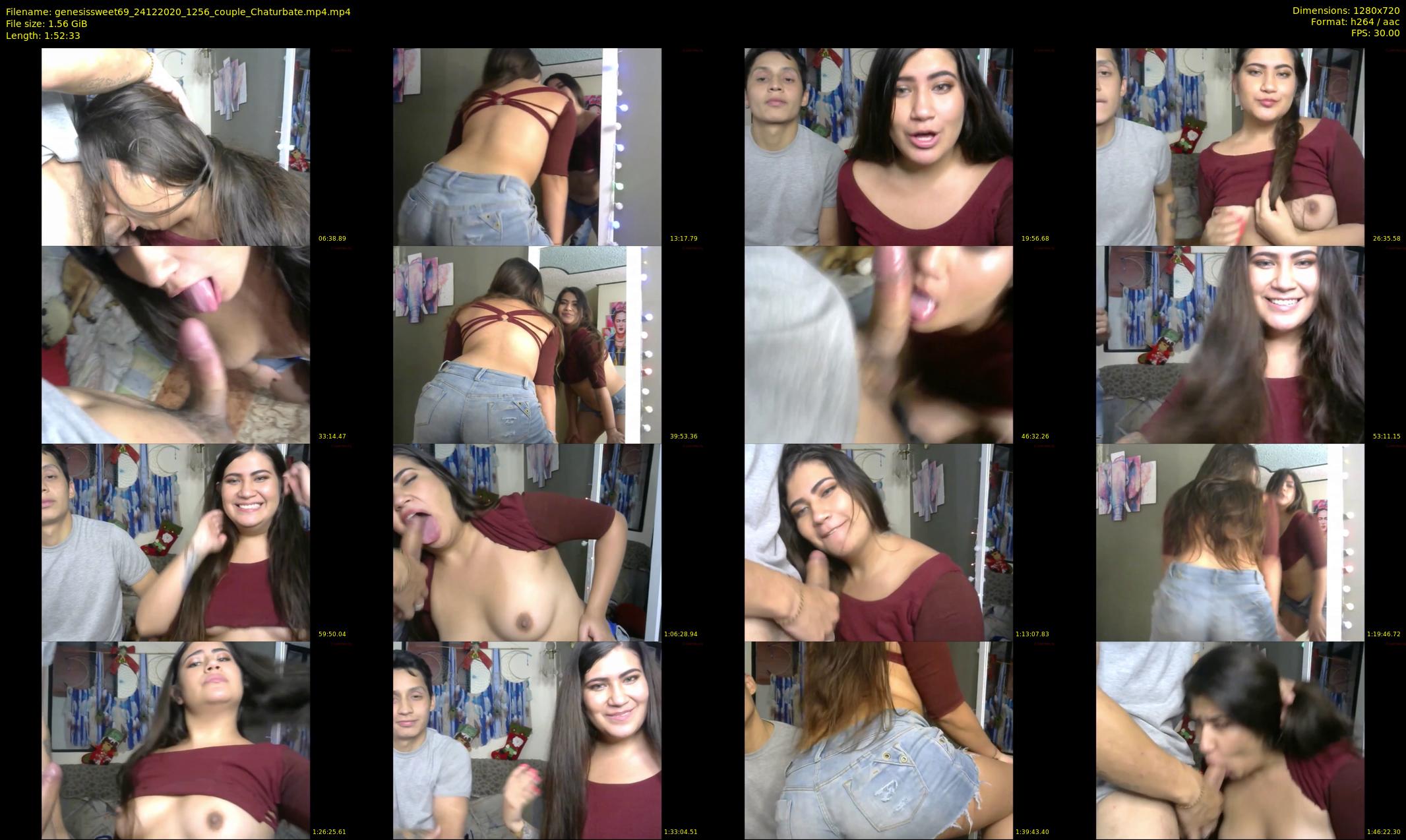 genesissweet69 — 113 minute Chaturbate couple cam show recording, 720p, Dec 24, 2020