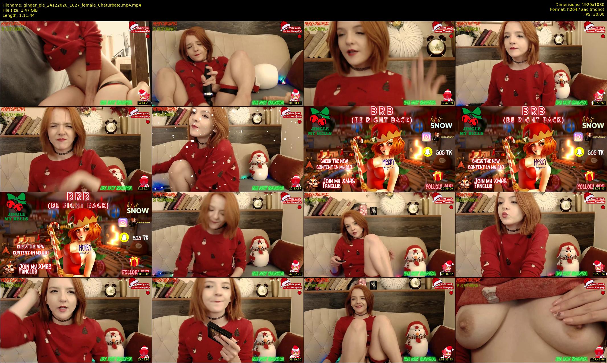 ginger_pie — 72 minute Chaturbate female cam show recording, 1080p, Dec 24, 2020