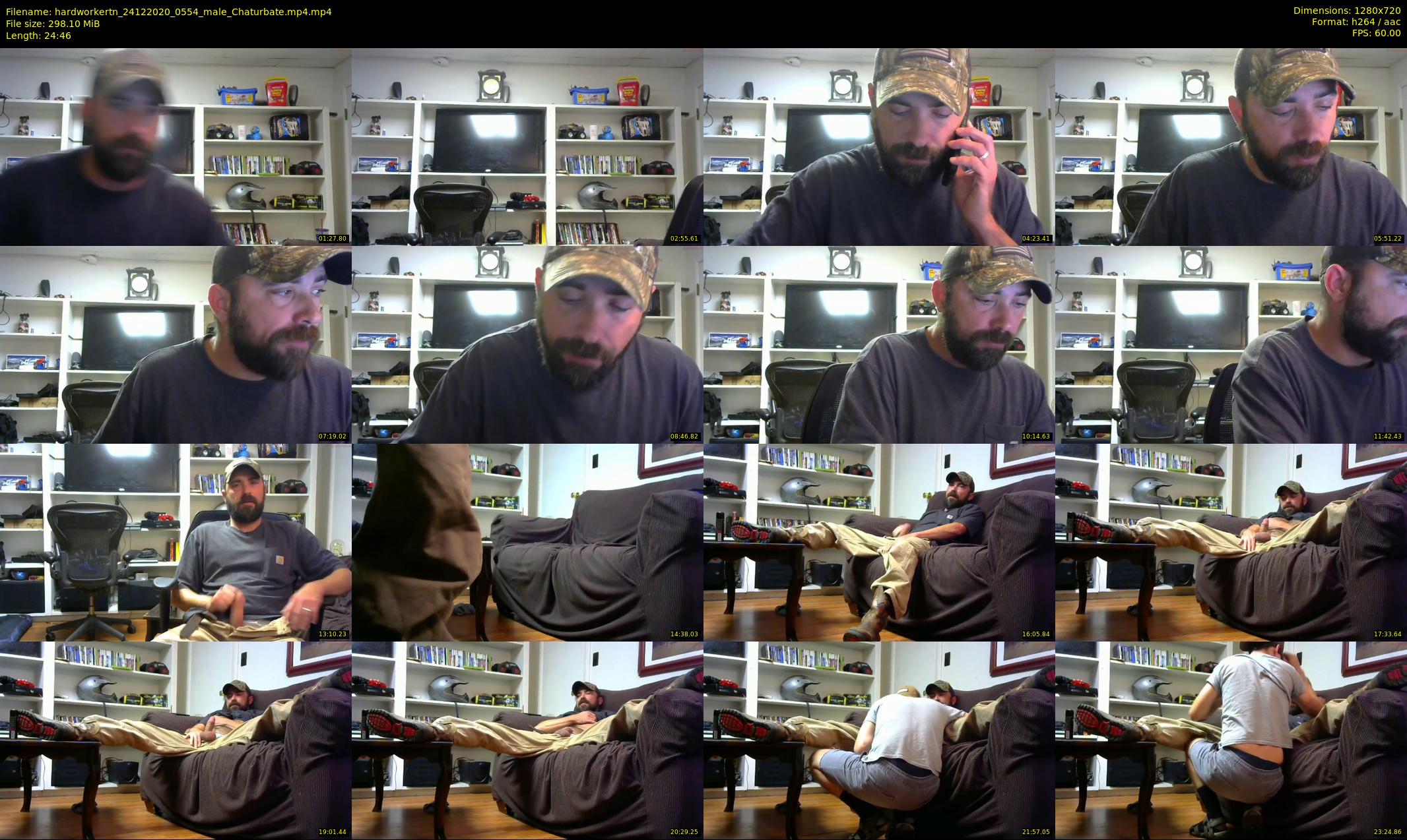 hardworkertn — 25 minute Chaturbate male cam show recording, 720p, Dec 24, 2020