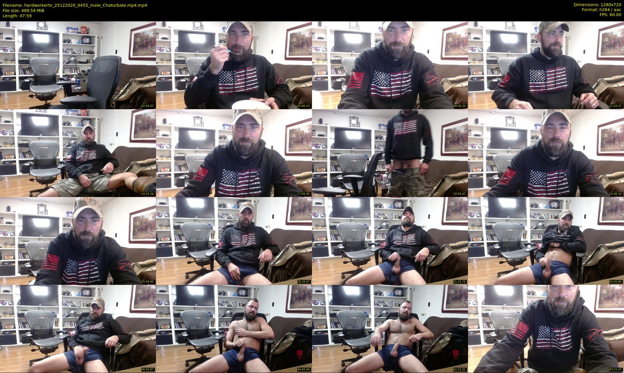 hardworkertn — 48 minute Chaturbate male cam show recording, 720p, Dec 25, 2020