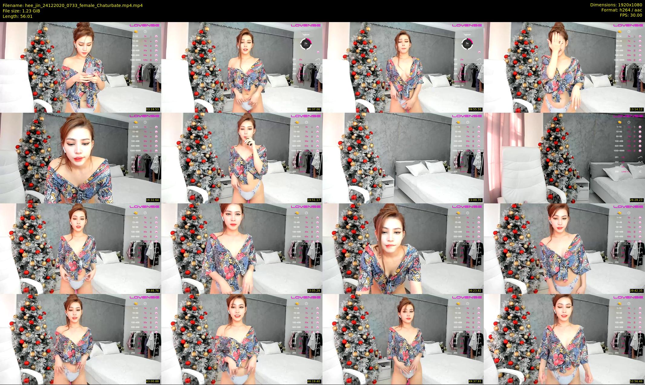 hee_jin — 57 minute Chaturbate female cam show recording, 1080p, Dec 24, 2020