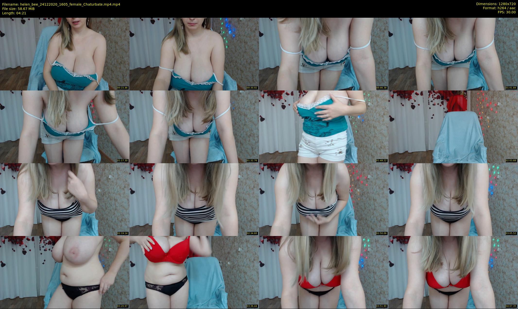 helen_bee — 5 minute Chaturbate female cam show recording, 720p, Dec 24, 2020