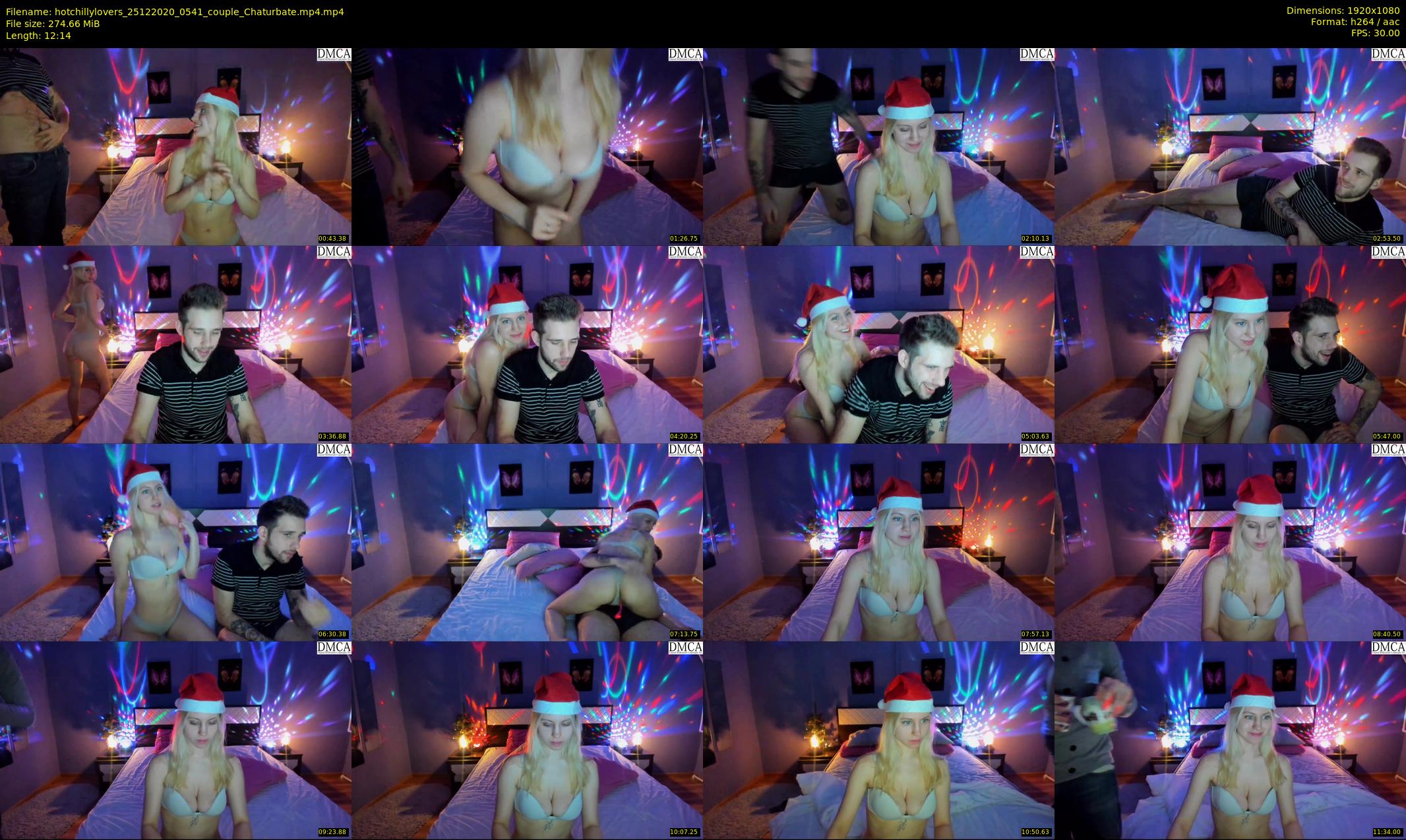 hotchillylovers — 13 minute Chaturbate couple cam show recording, 1080p, Dec 25, 2020