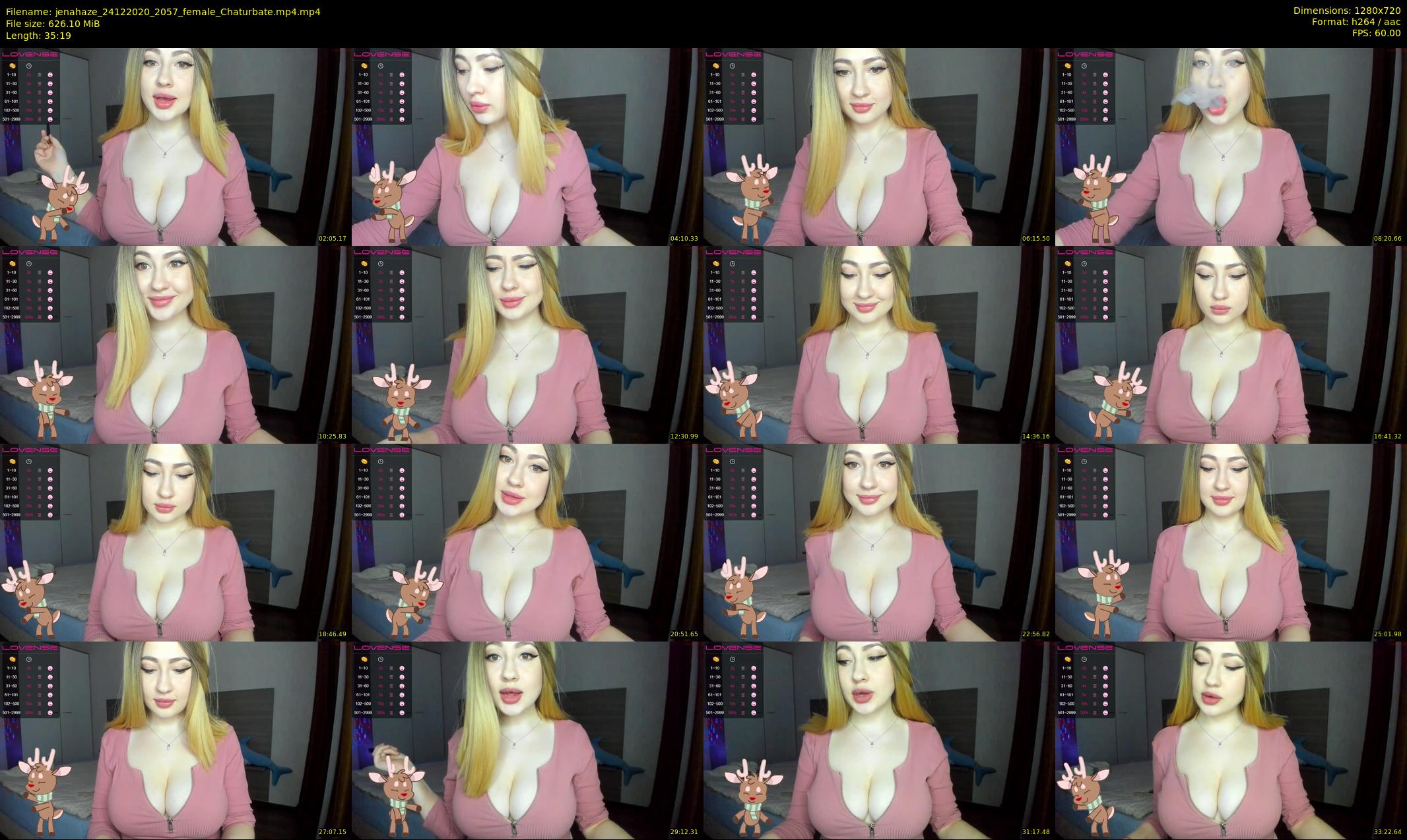 jenahaze — 36 minute Chaturbate female cam show recording, 720p, Dec 24, 2020