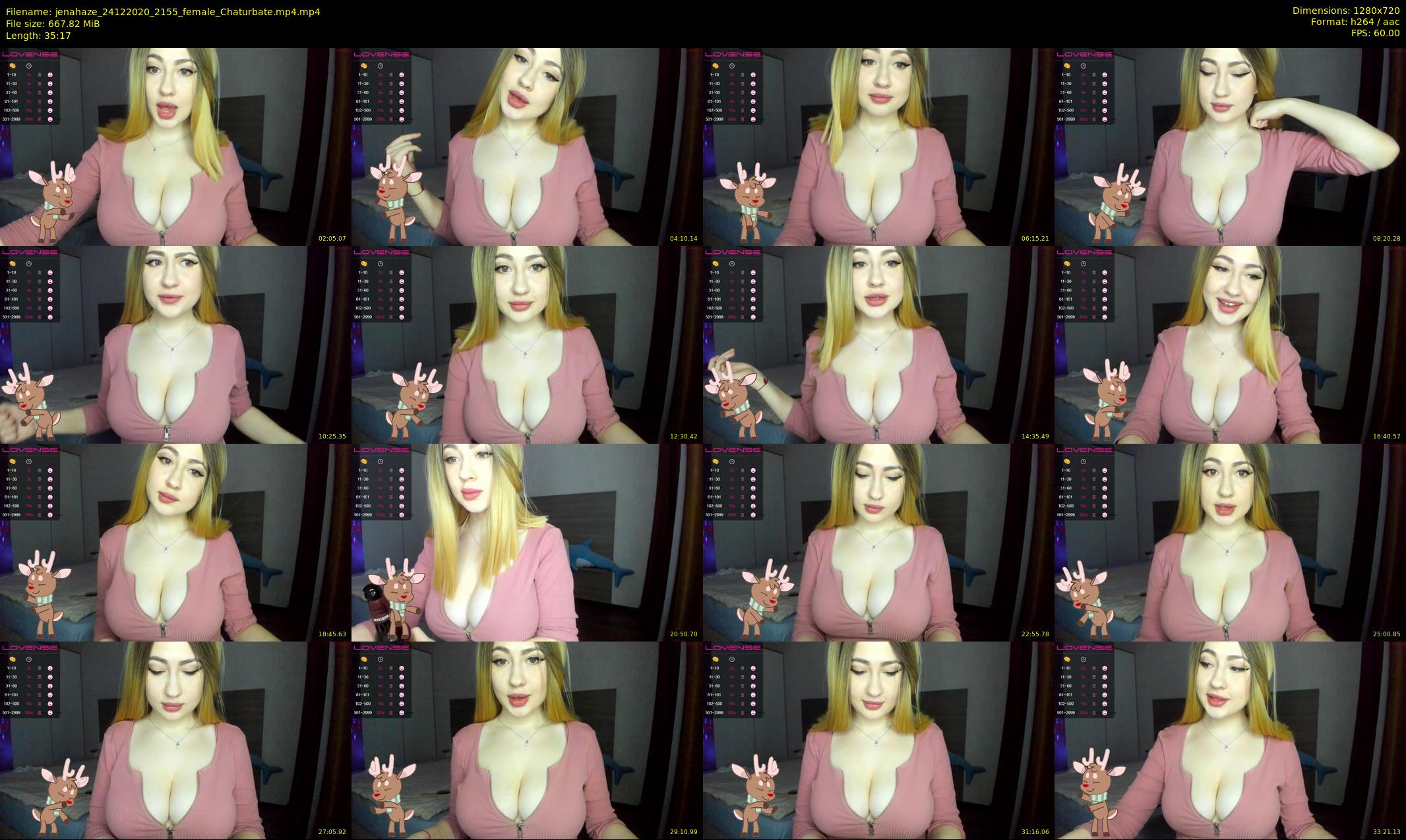 jenahaze — 36 minute Chaturbate female cam show recording, 720p, Dec 24, 2020