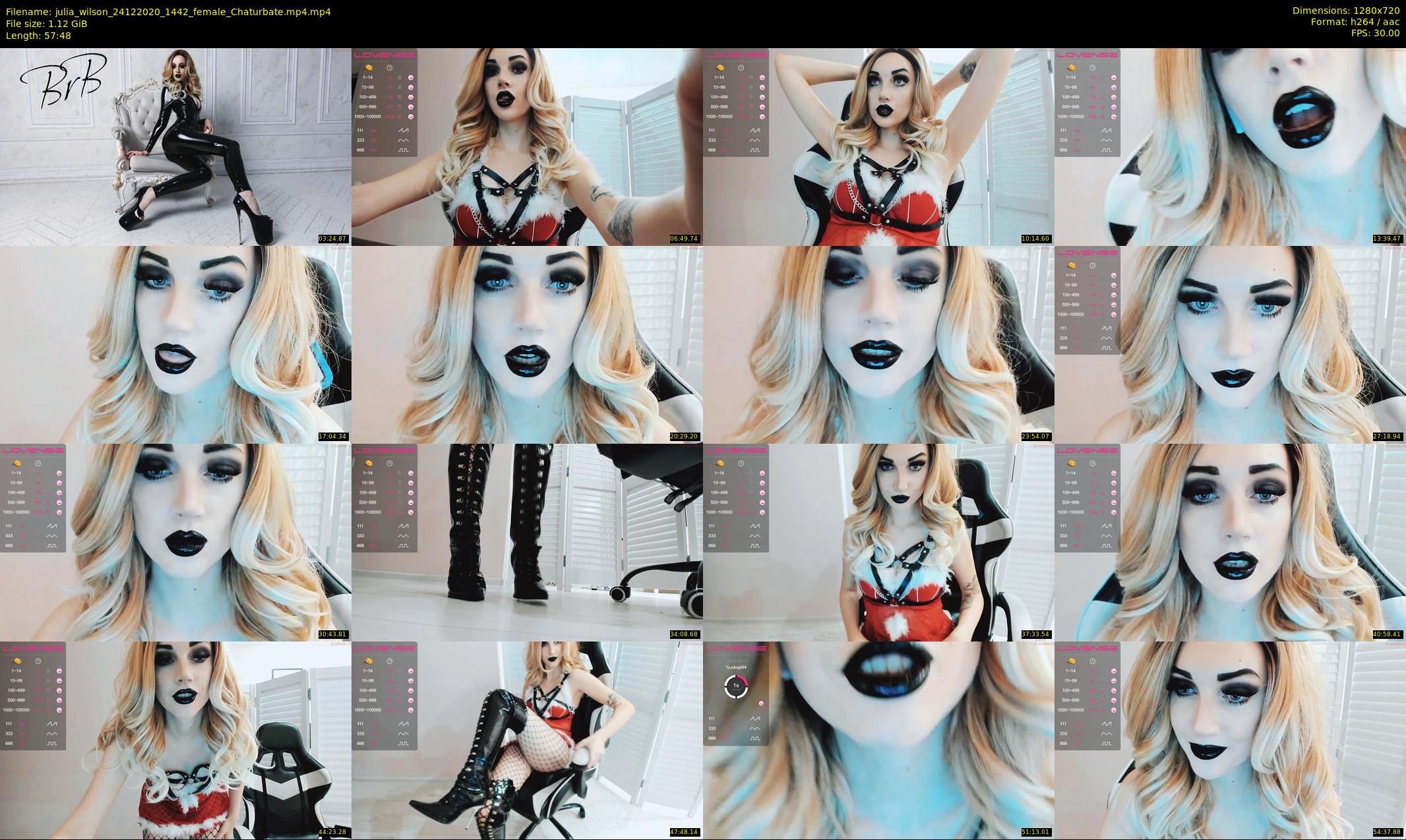 julia_wilson — 58 minute Chaturbate female cam show recording, 720p, Dec 24, 2020