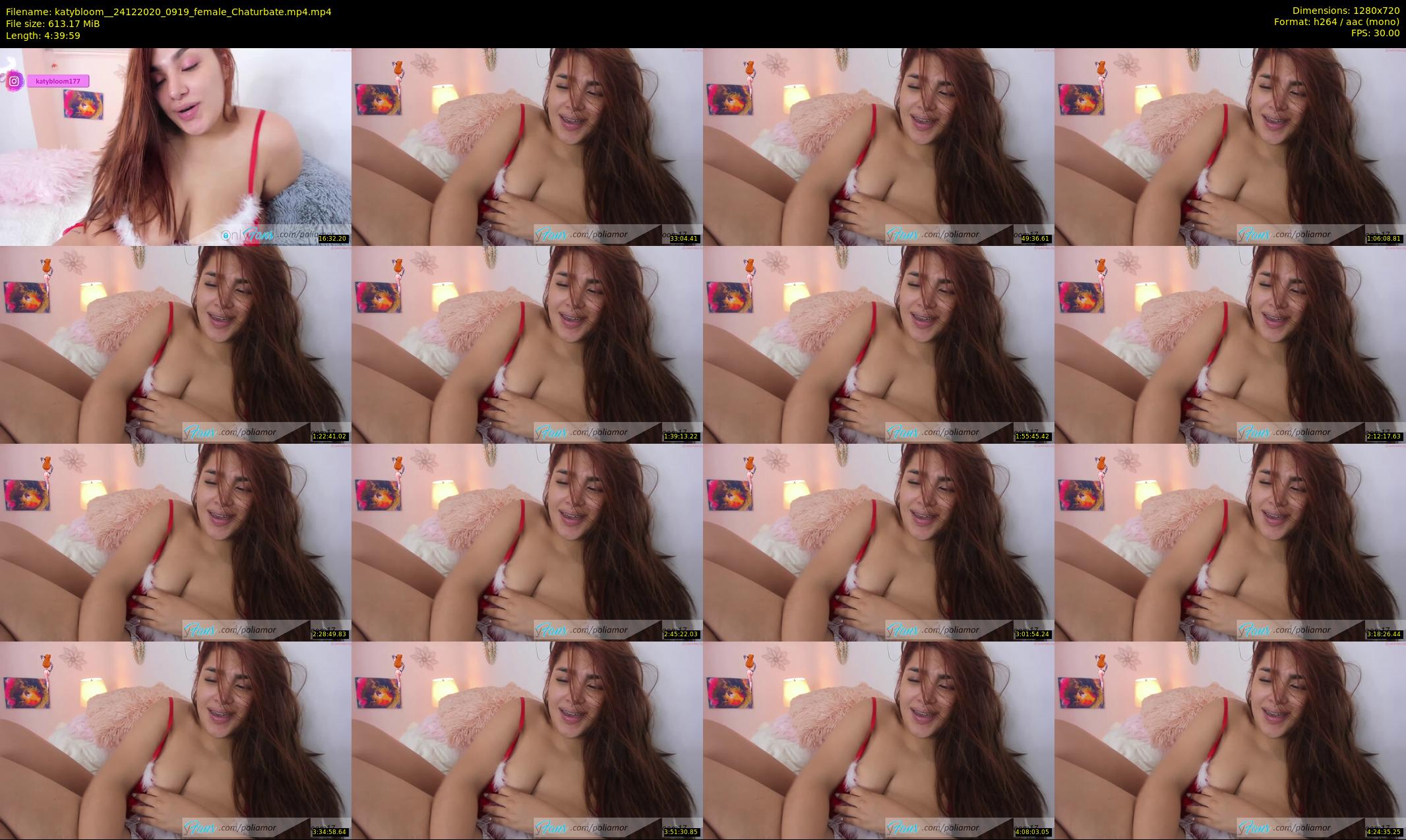 katybloom_ — 280 minute Chaturbate female cam show recording, 720p, Dec 24, 2020