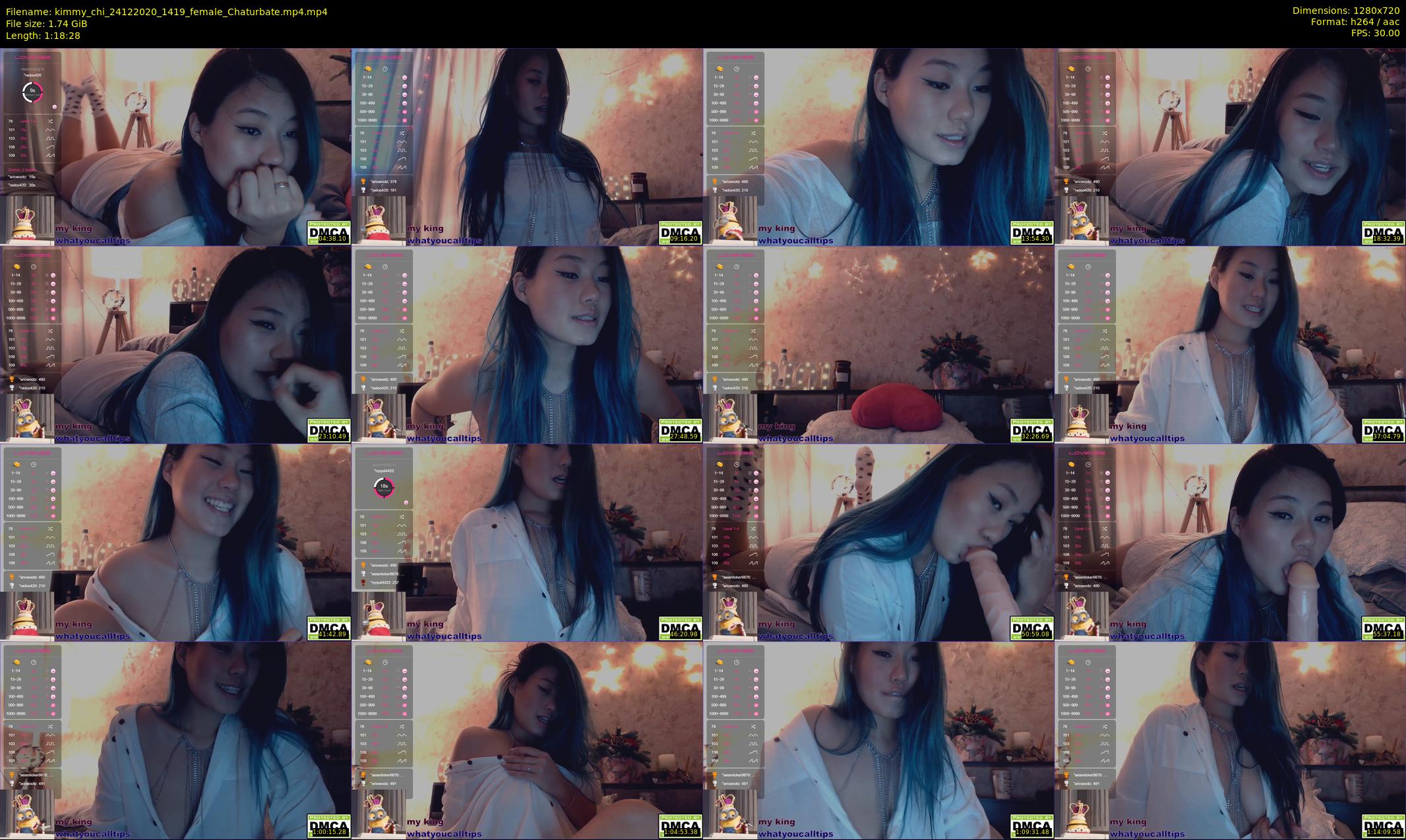 kimmy_chi — 79 minute Chaturbate female cam show recording, 720p, Dec 24, 2020