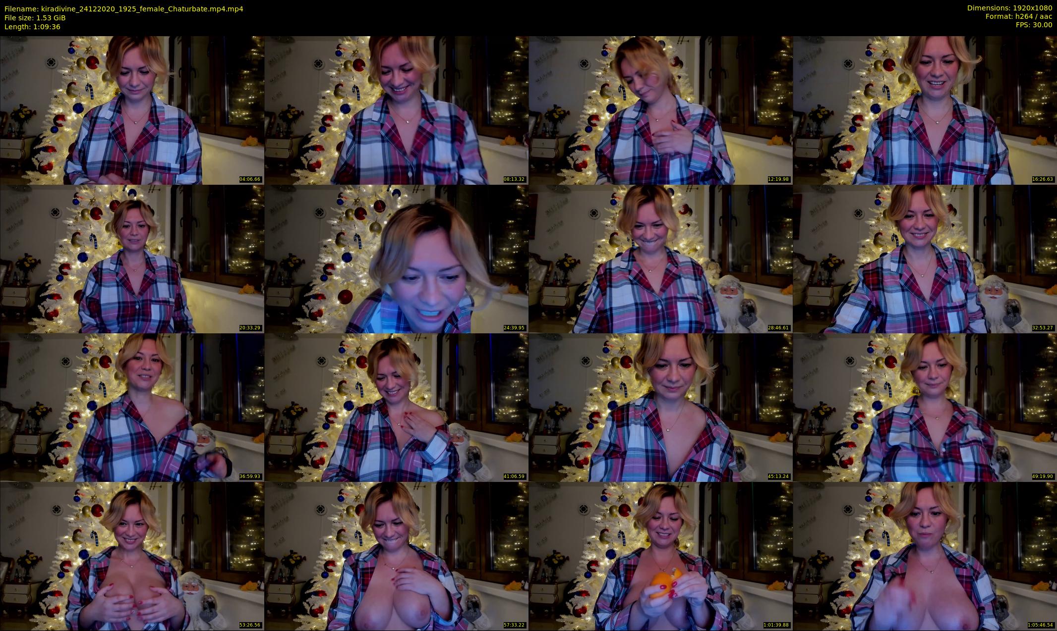 kiradivine — 70 minute Chaturbate female cam show recording, 1080p, Dec 24, 2020