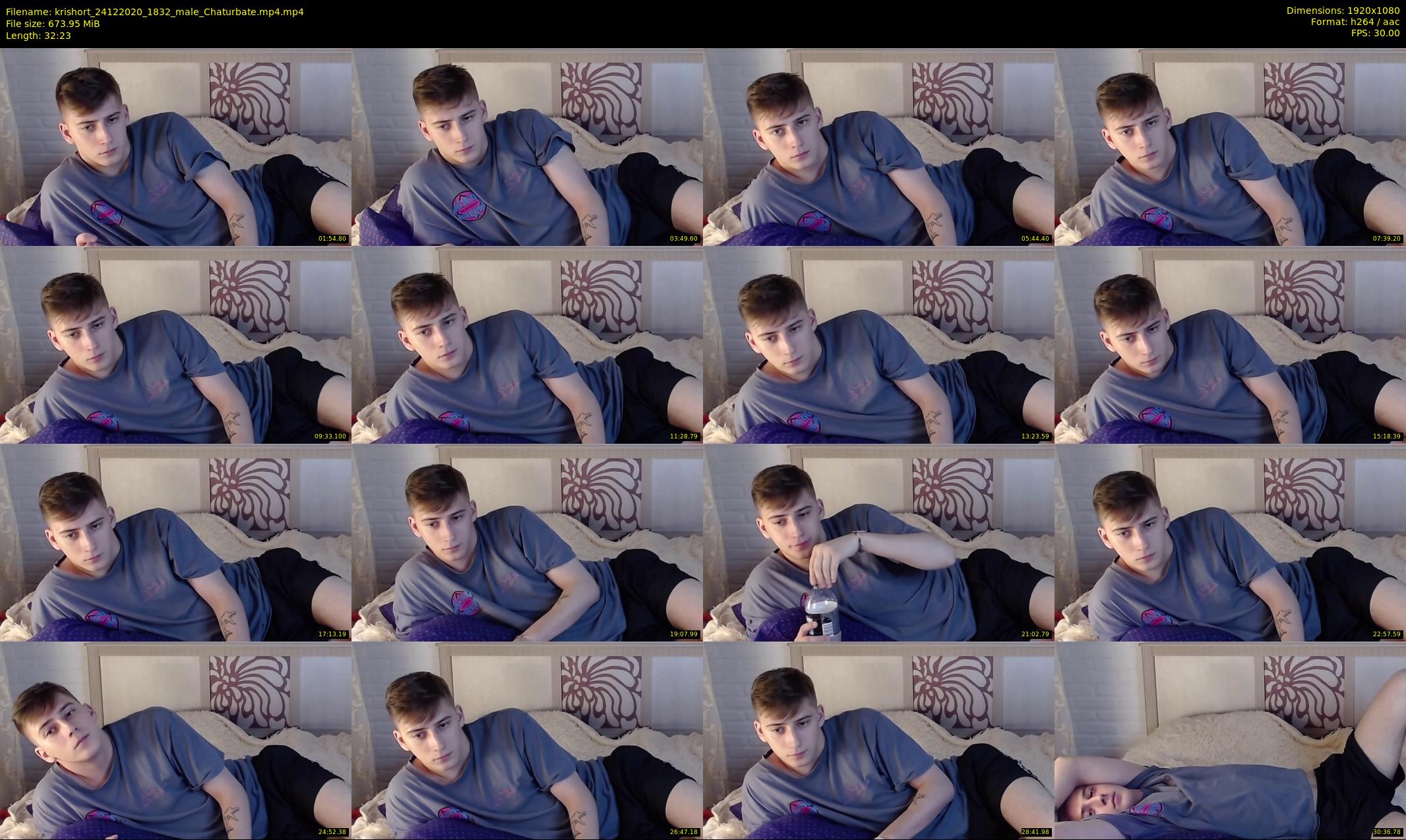 krishort — 33 minute Chaturbate male cam show recording, 1080p, Dec 24, 2020