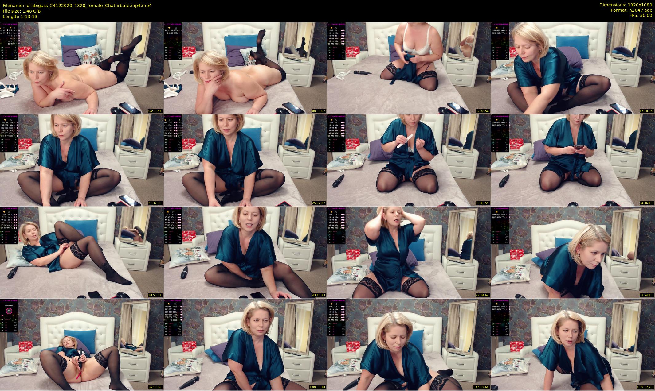lorabigass — 74 minute Chaturbate female cam show recording, 1080p, Dec 24, 2020