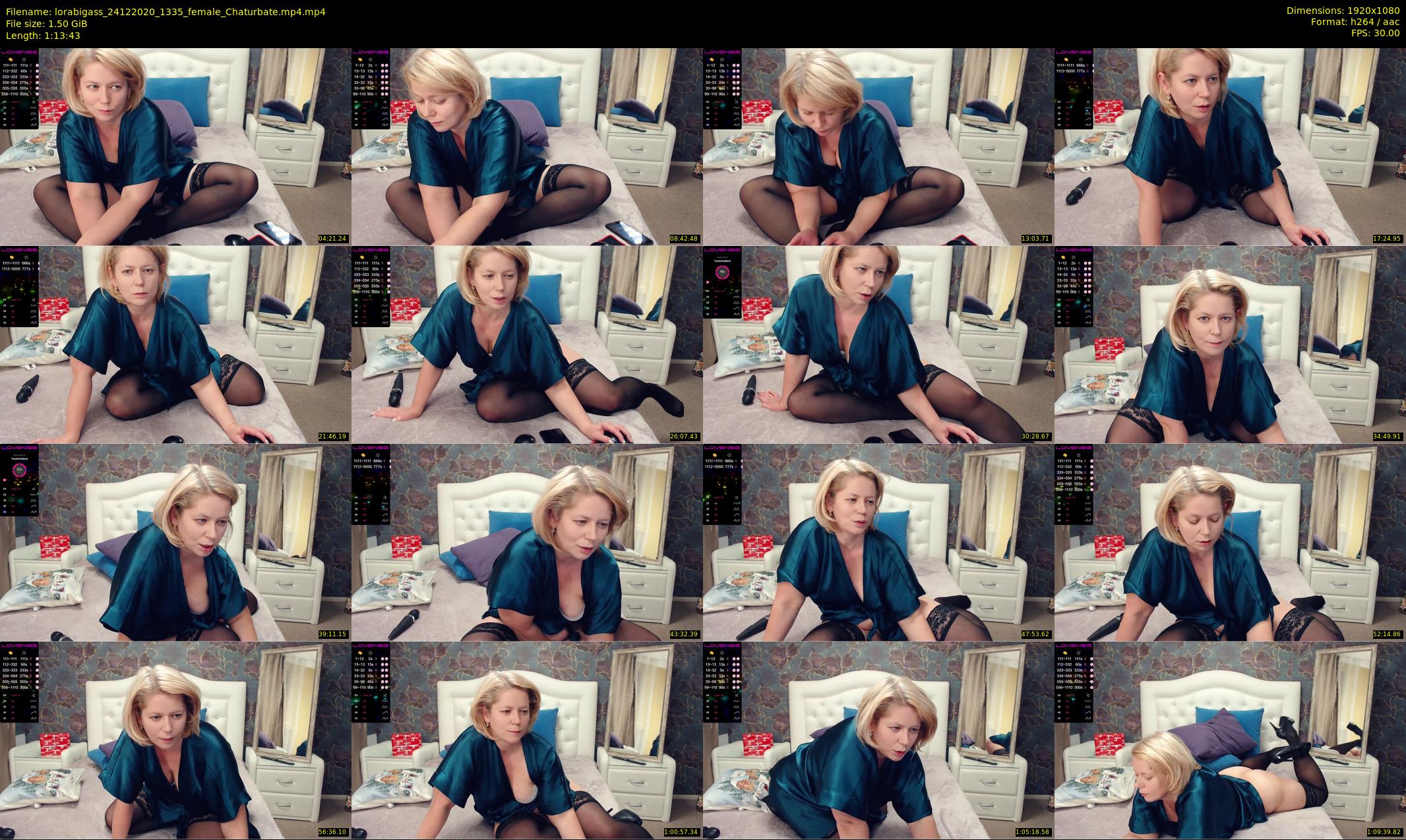 lorabigass — 74 minute Chaturbate female cam show recording, 1080p, Dec 24, 2020