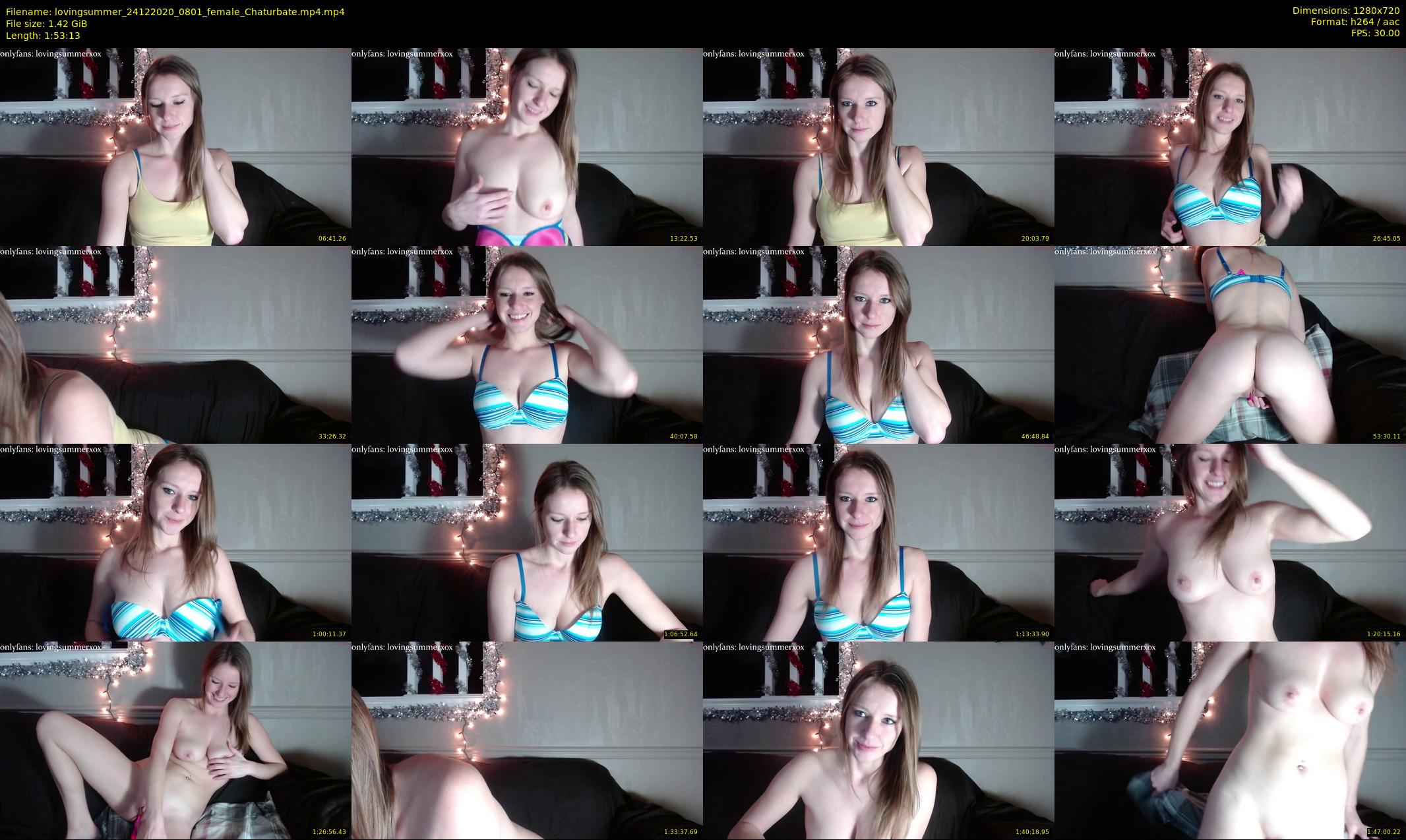 lovingsummer — 114 minute Chaturbate female cam show recording, 720p, Dec 24, 2020